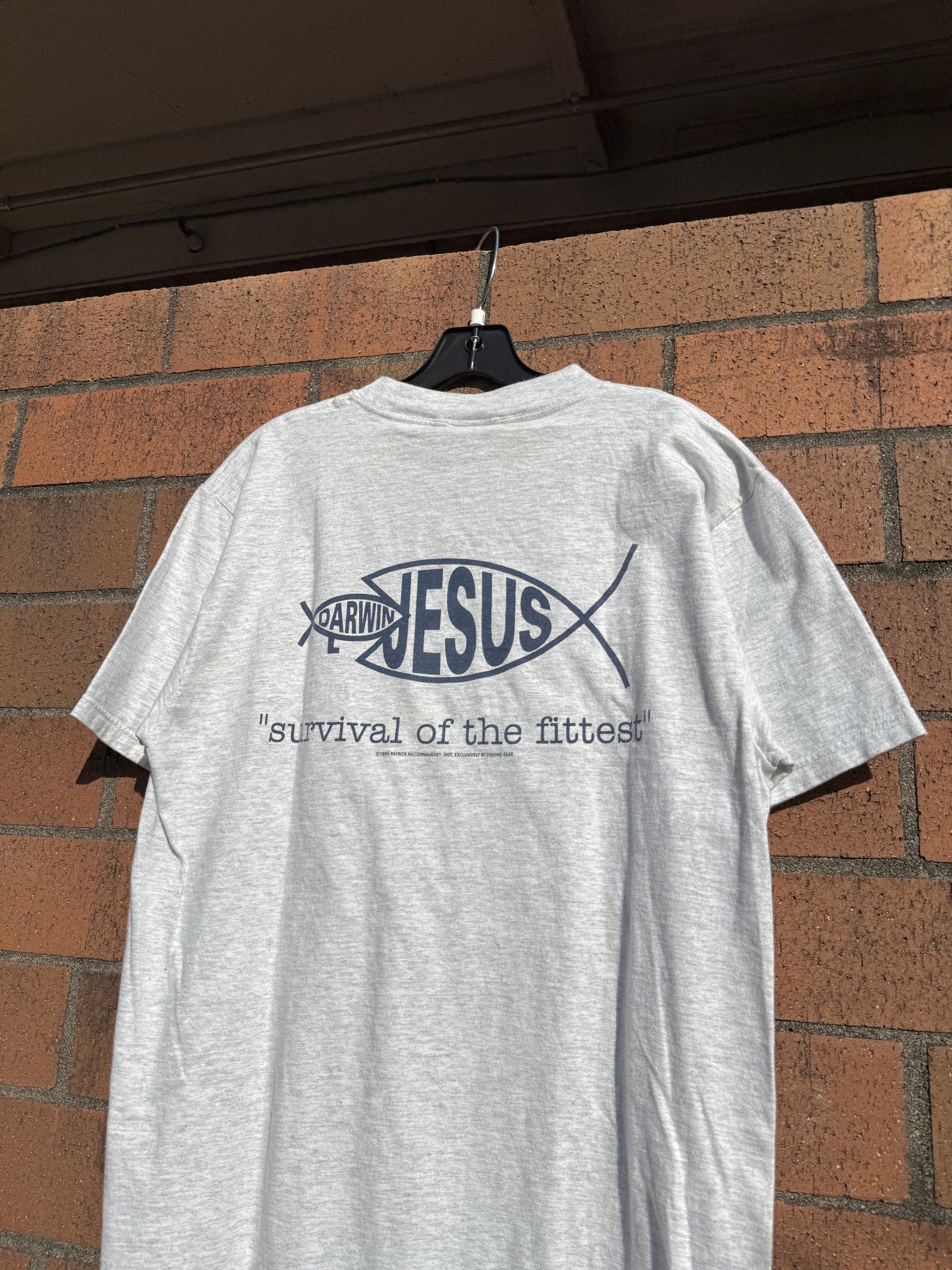 1995 Survival of the Fittest Darwin Tee Size L