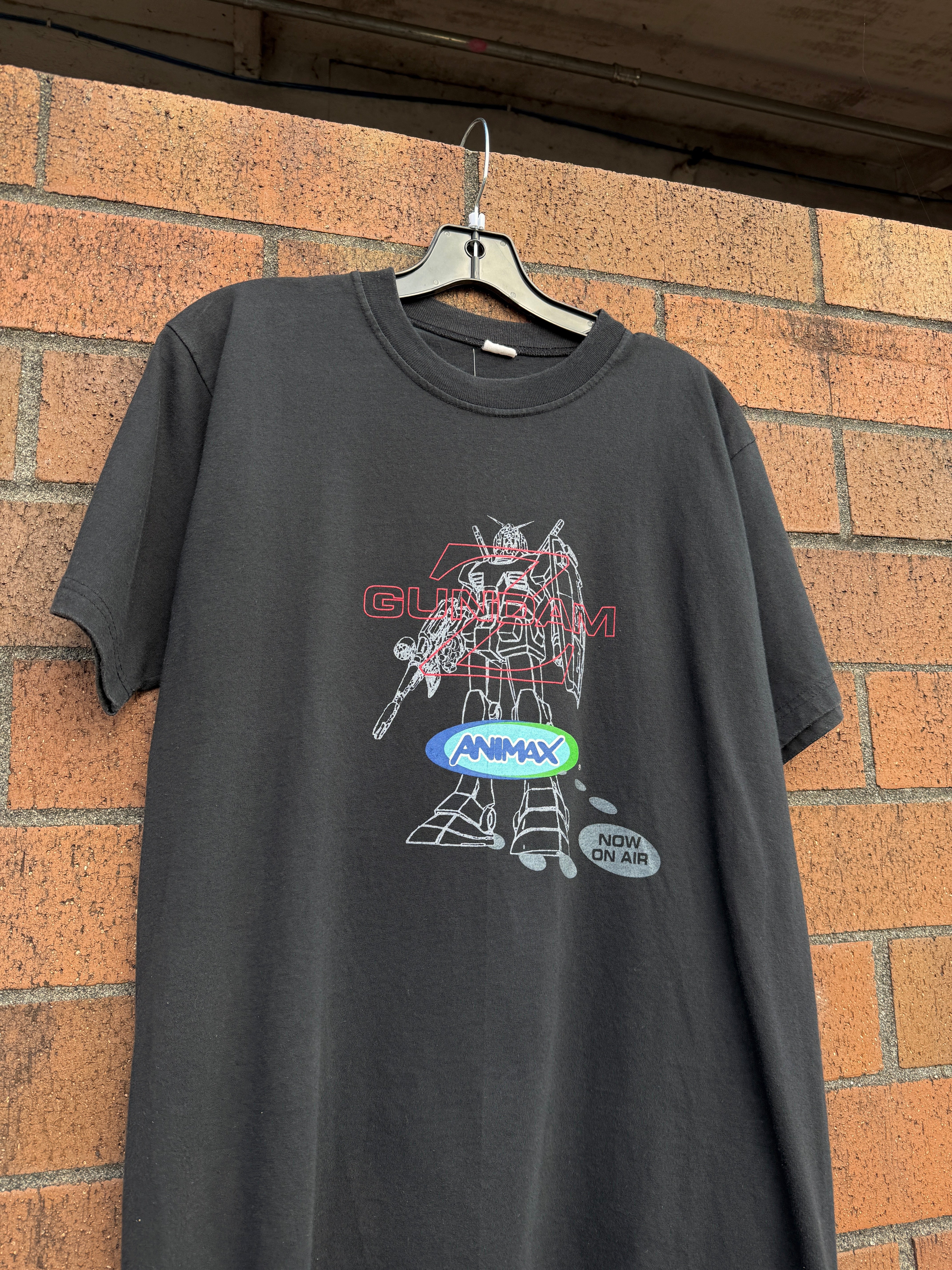 Y2K Animax Mobile Suit Zeta Gundam Tee Sz L
