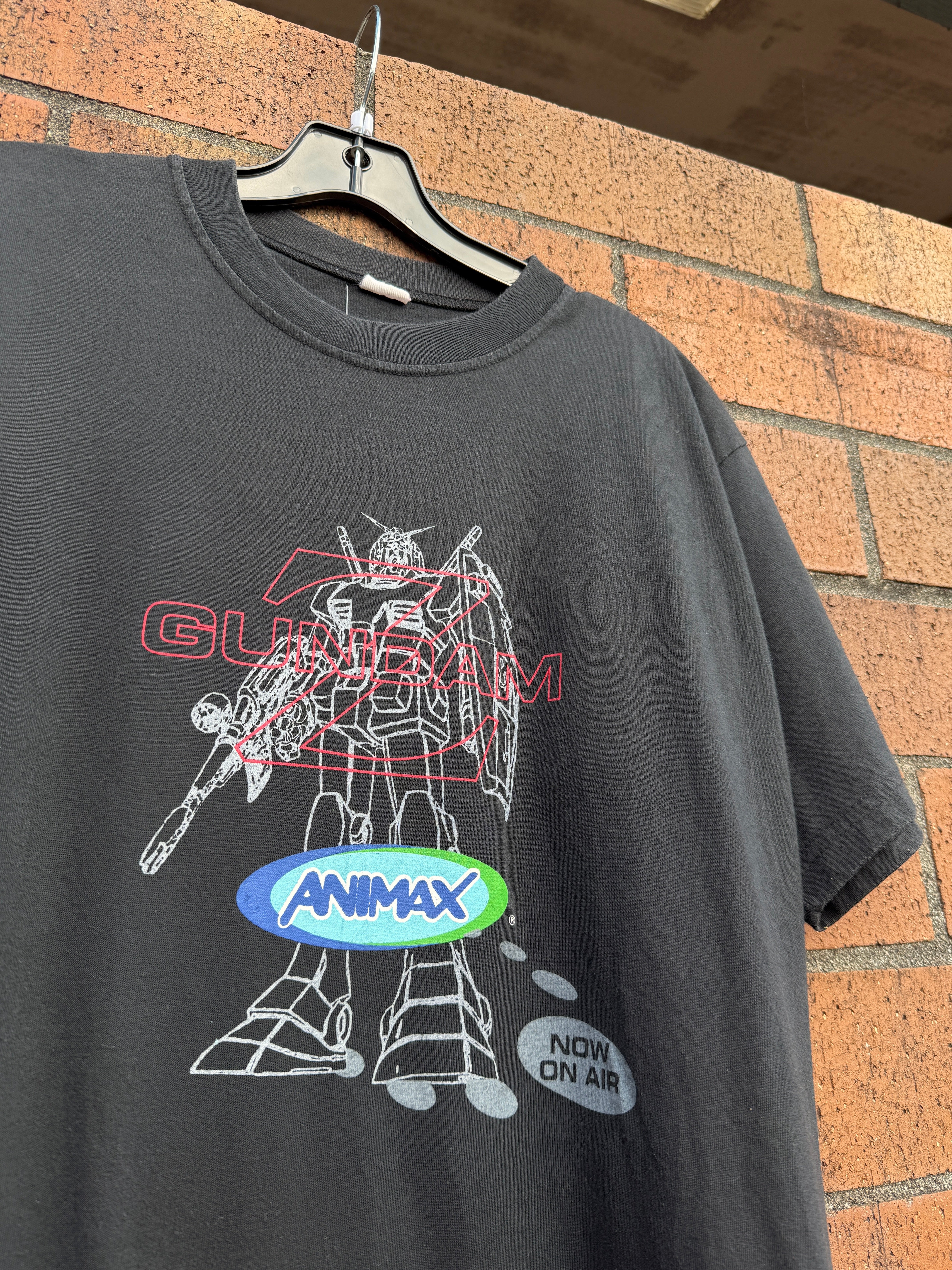 Y2K Animax Mobile Suit Zeta Gundam Tee Sz L