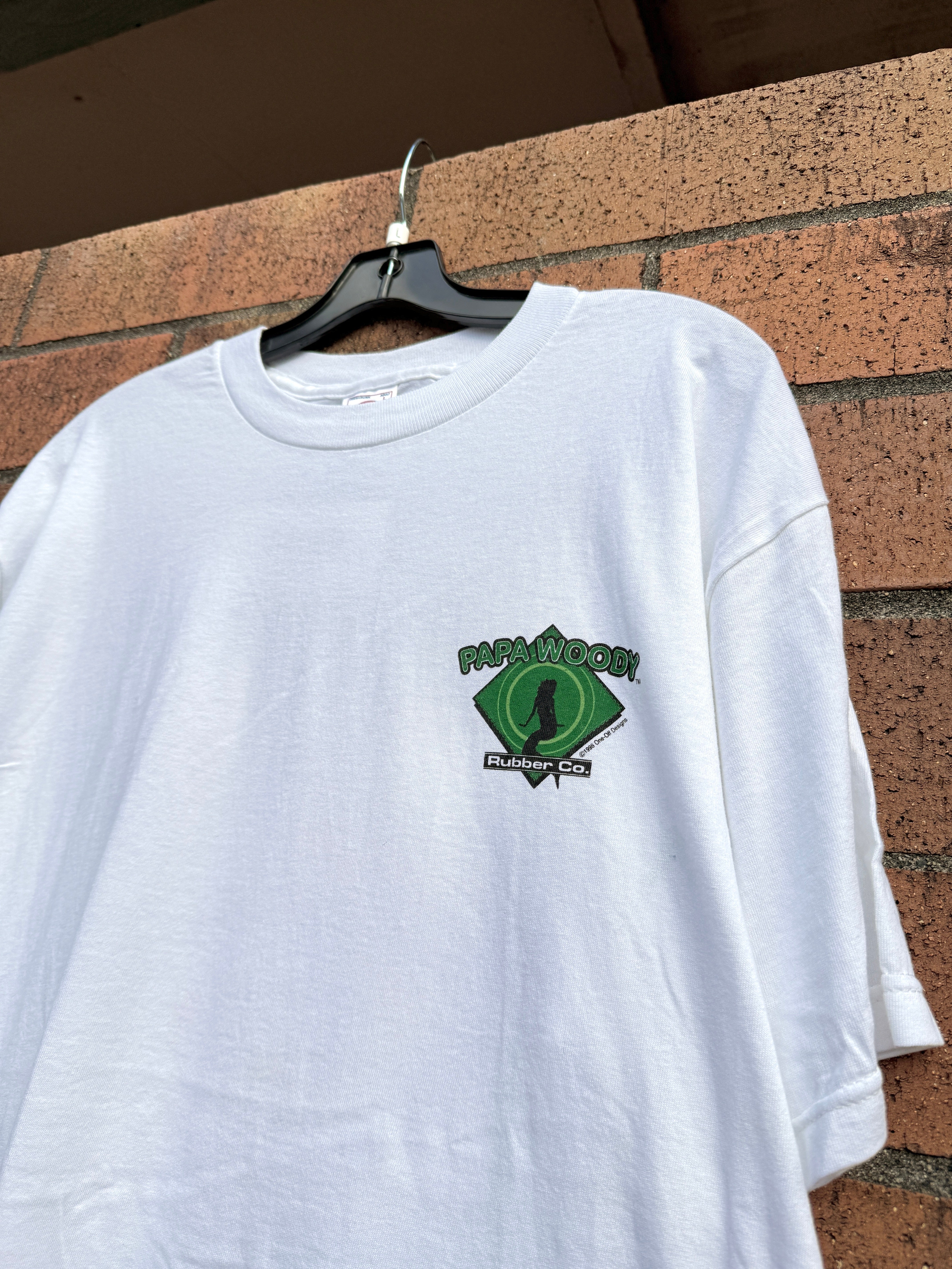 1998 Papa Woody Armed Forces Tee Sz L