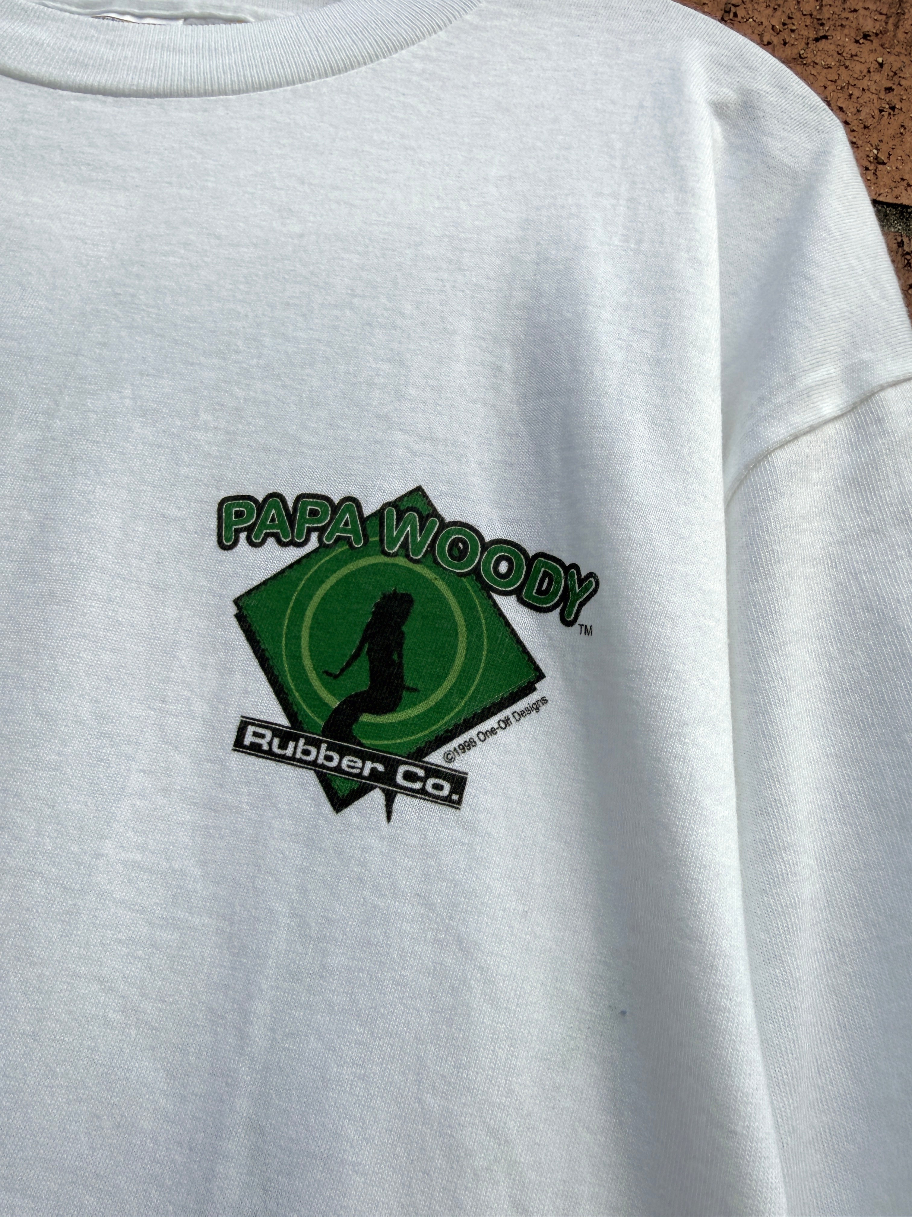 1998 Papa Woody Armed Forces Tee Sz L