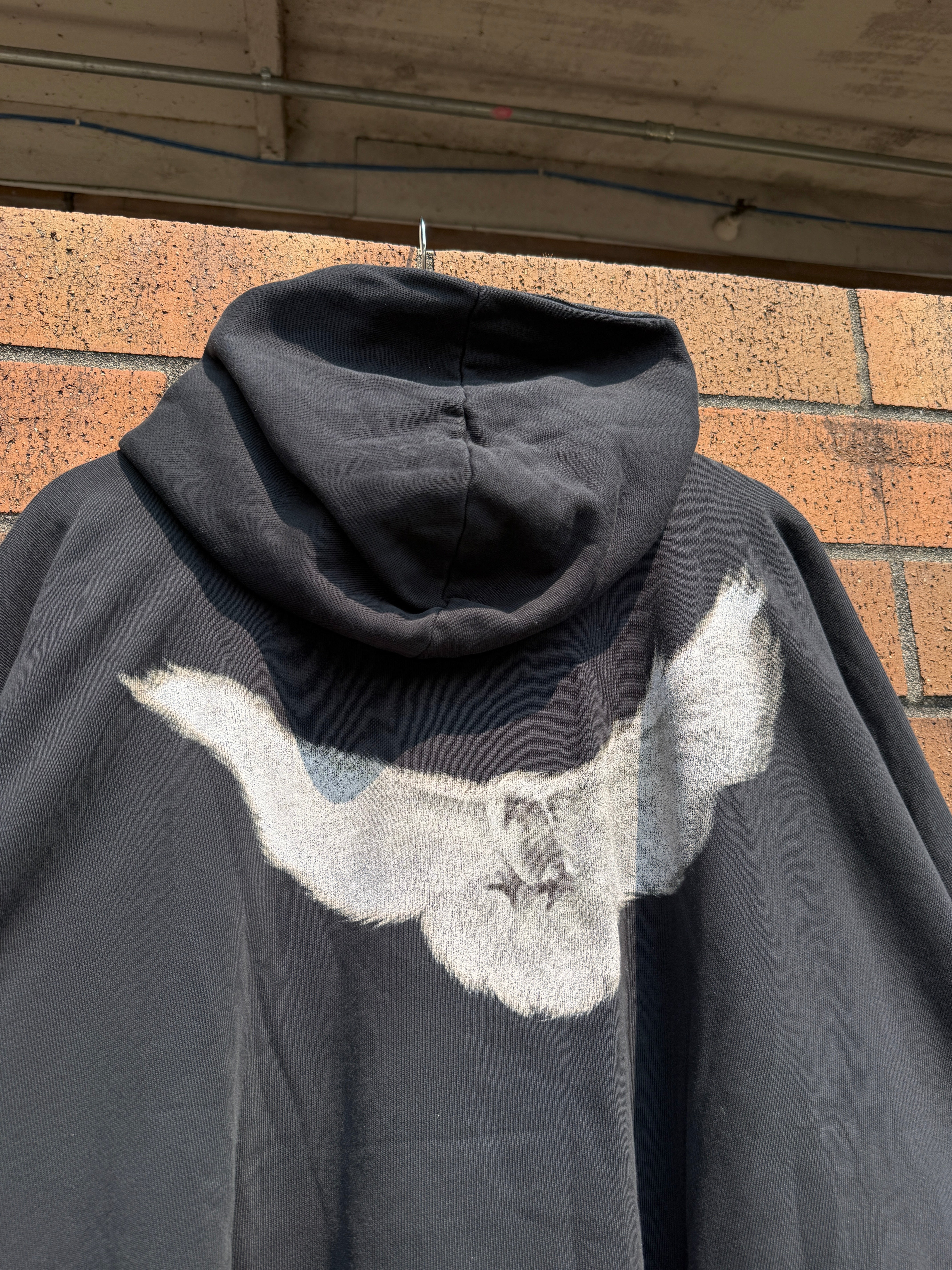 Yeezy Gap Engineered by Balenciaga Dove Hoodie Washed Black Size L SAMPLE