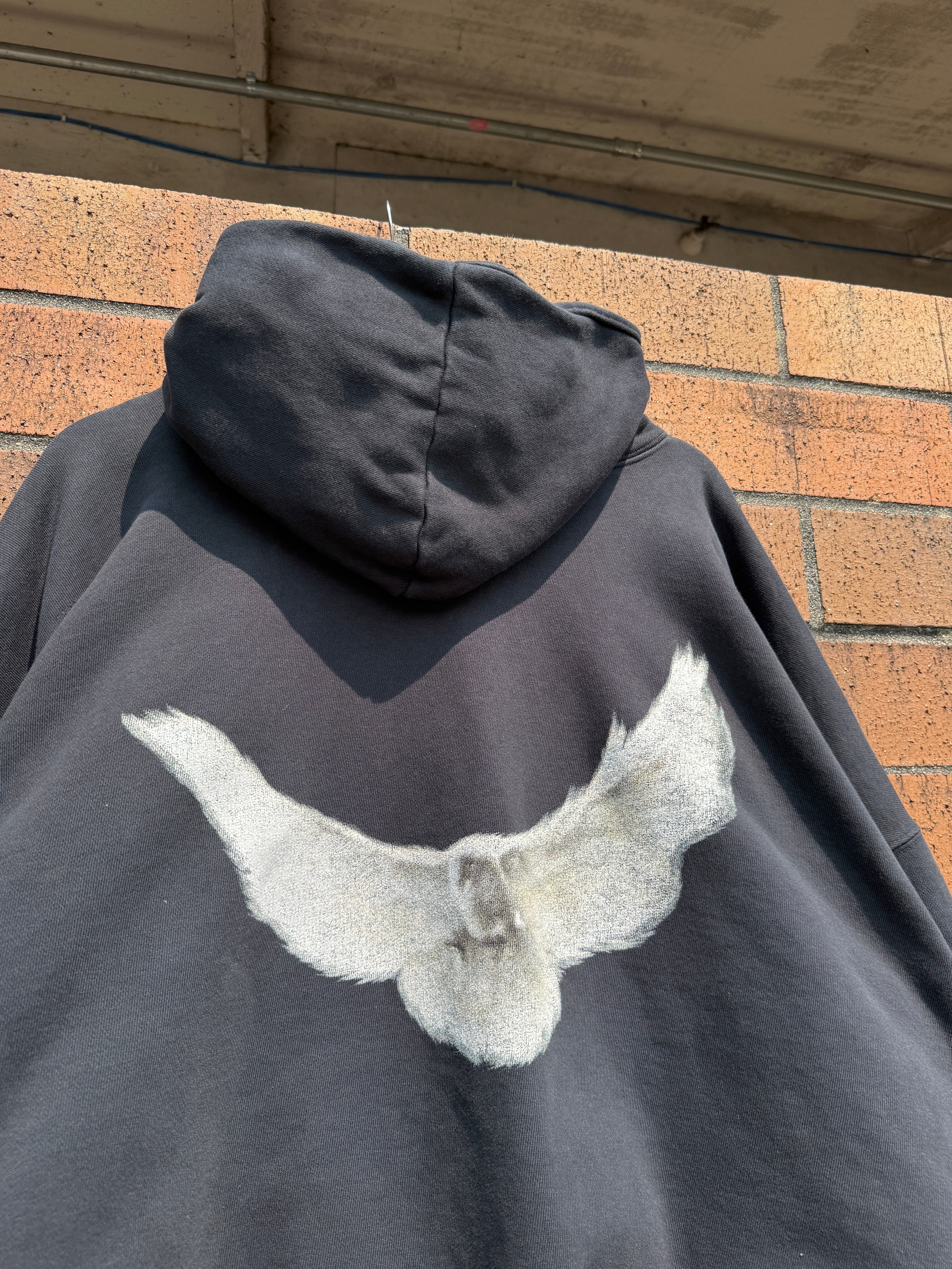 Yeezy Gap Engineered by Balenciaga Dove Hoodie Washed Black Size L USED
