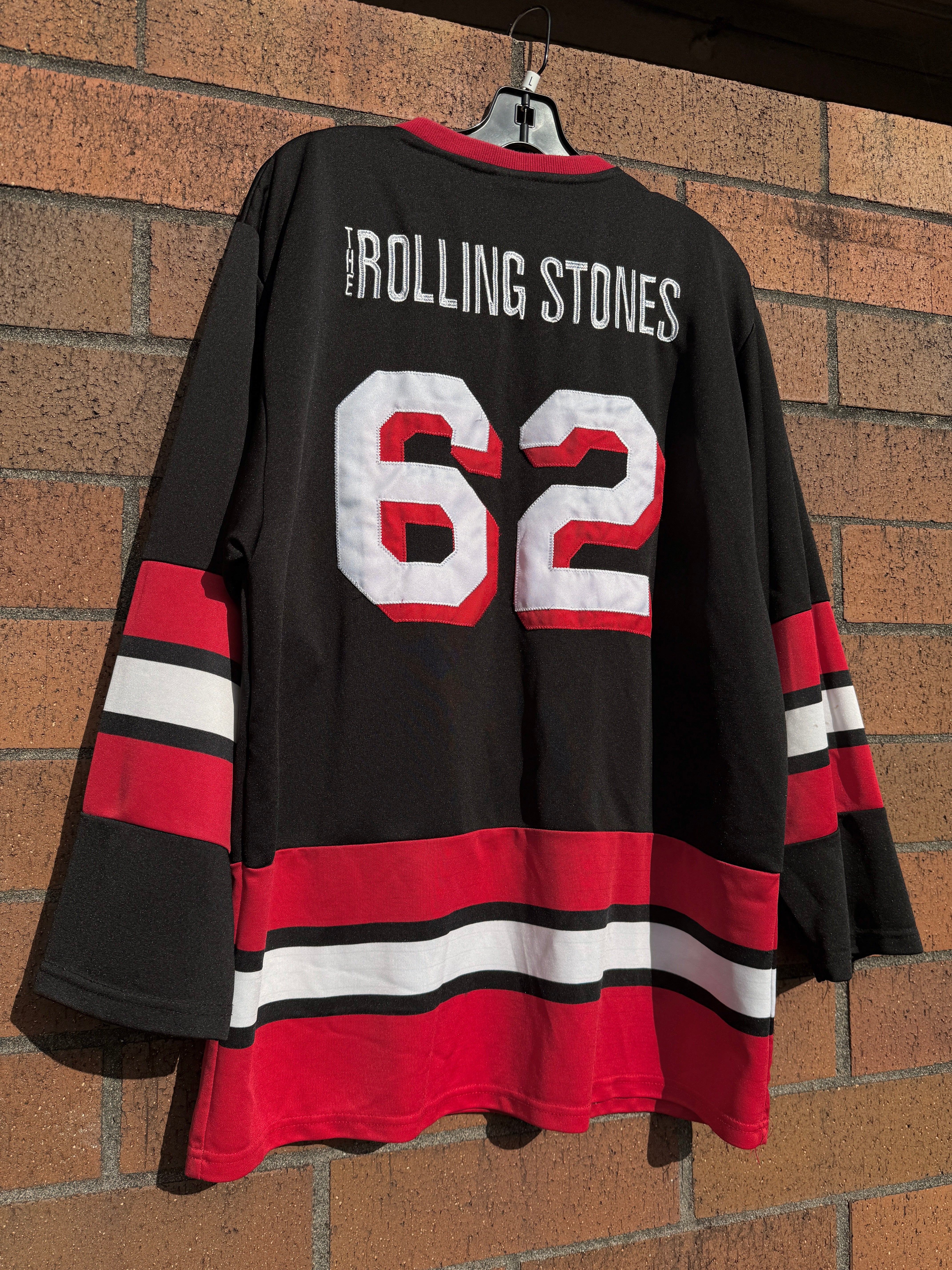 2017 The Rolling Stones Hockey Jersey Sz L