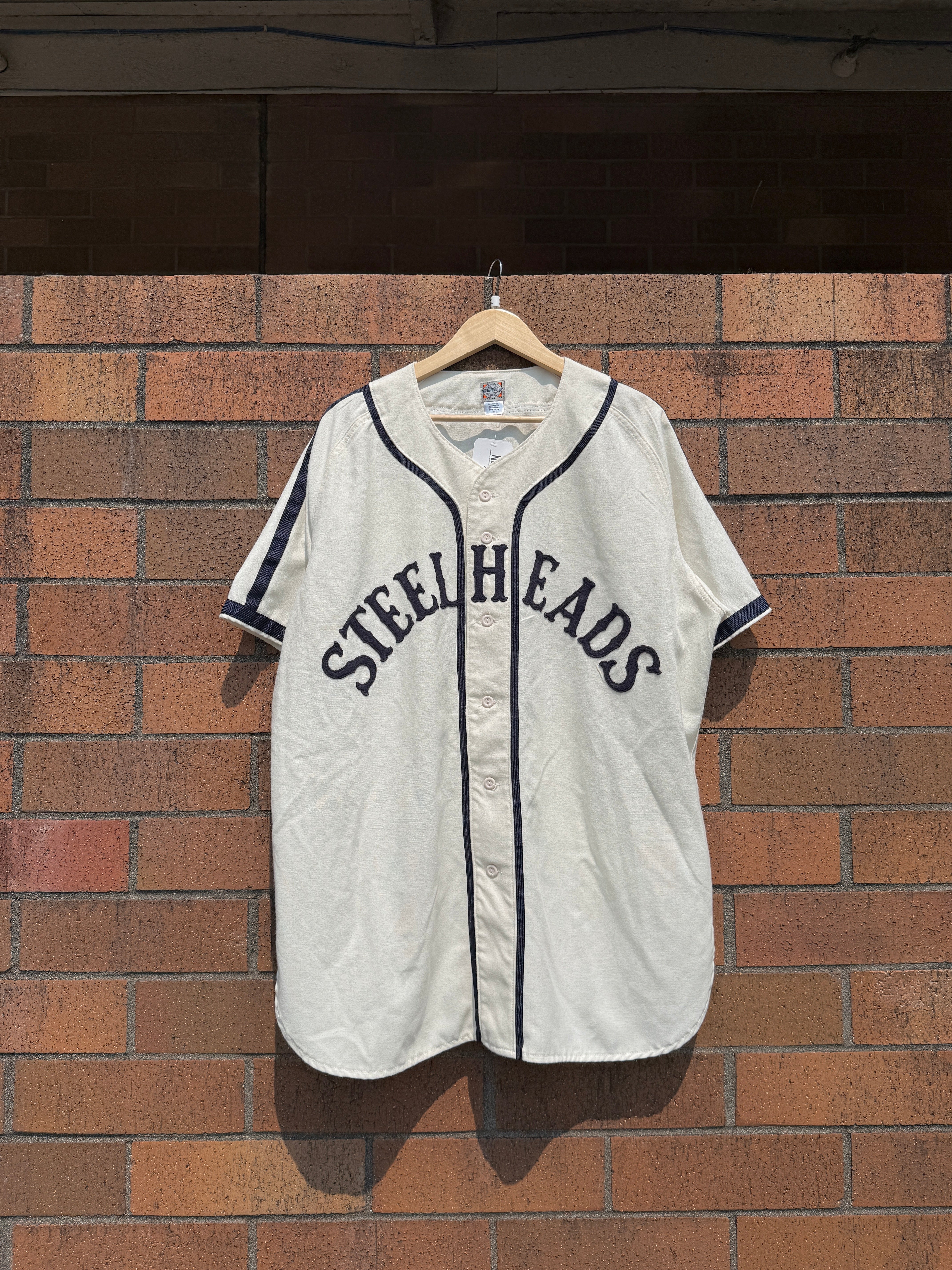 Y2K Ebbets Field Flannels Seattle Steelheads Jersey Size XL
