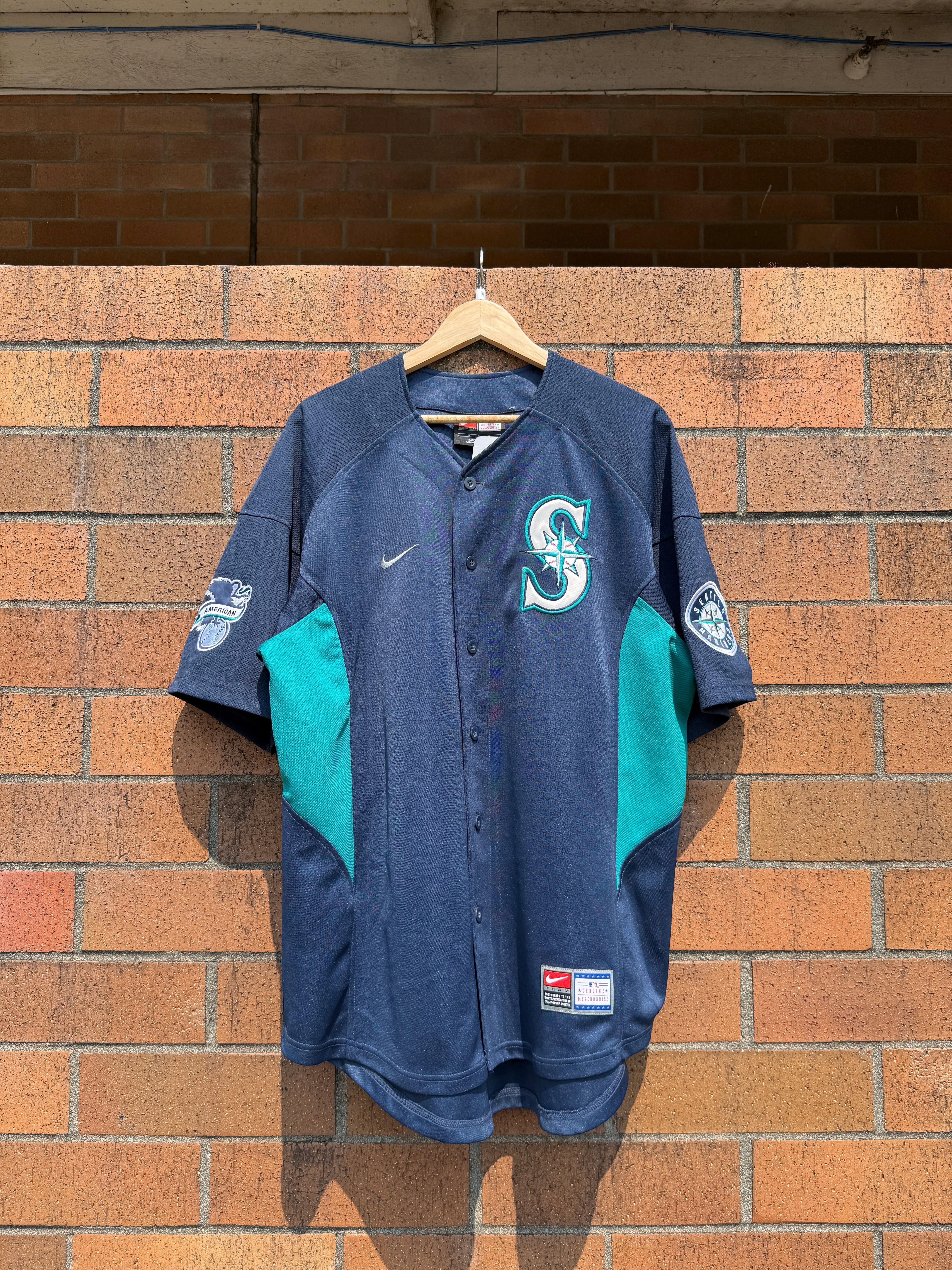 Y2K Nike Seattle Mariners Baseball Jersey Size M