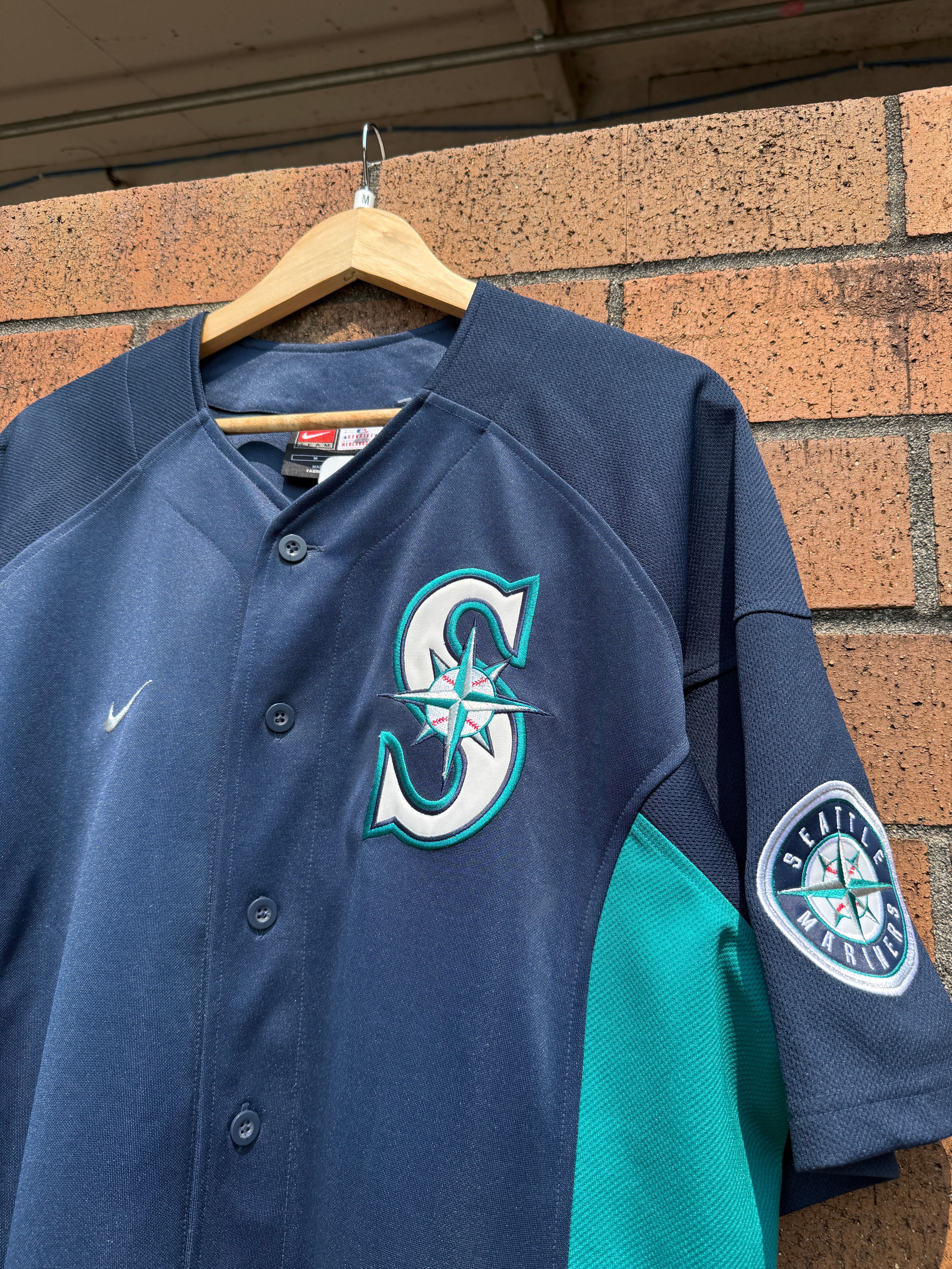 Y2K Nike Seattle Mariners Baseball Jersey Size M