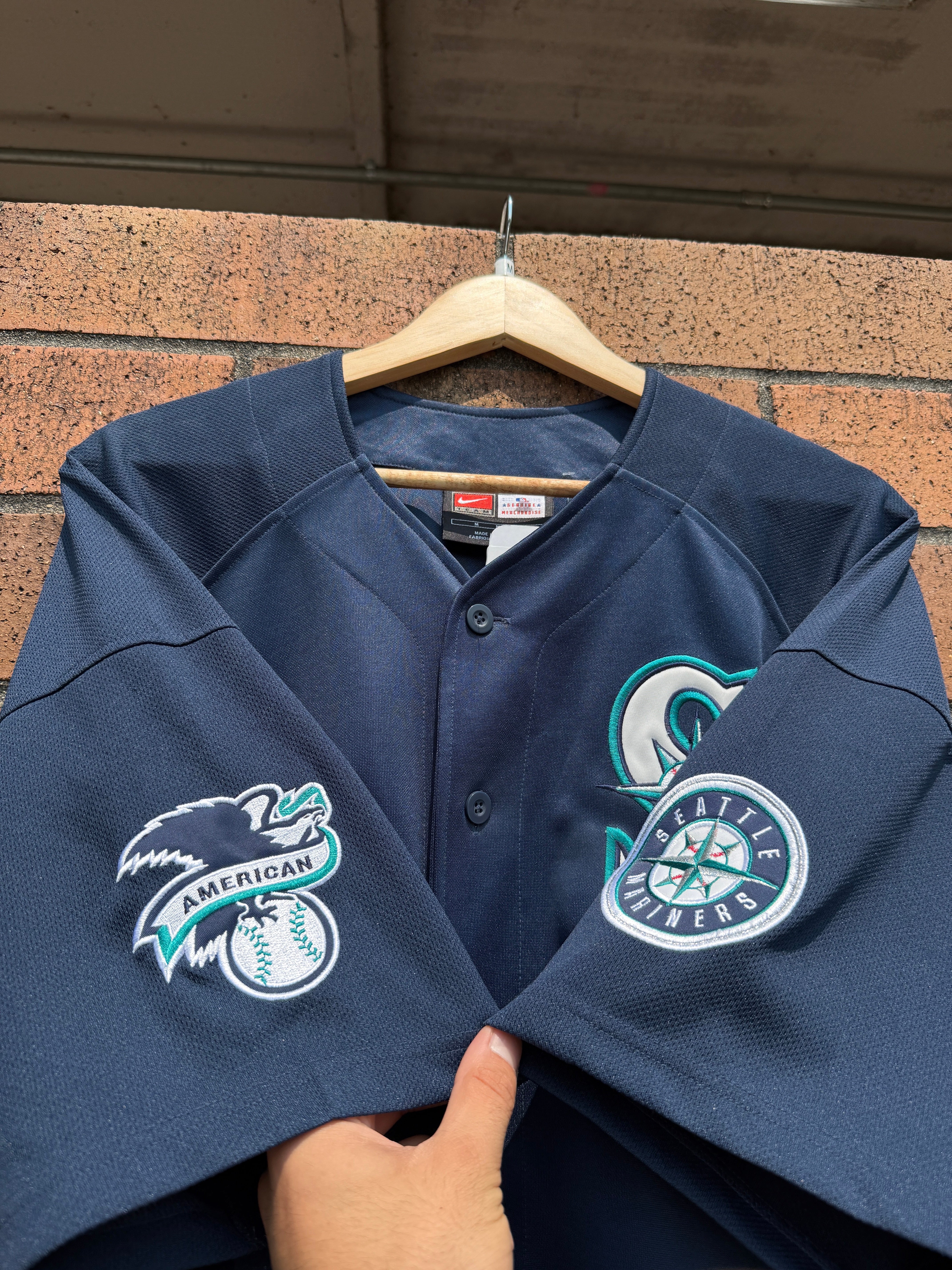 Y2K Nike Seattle Mariners Baseball Jersey Size M
