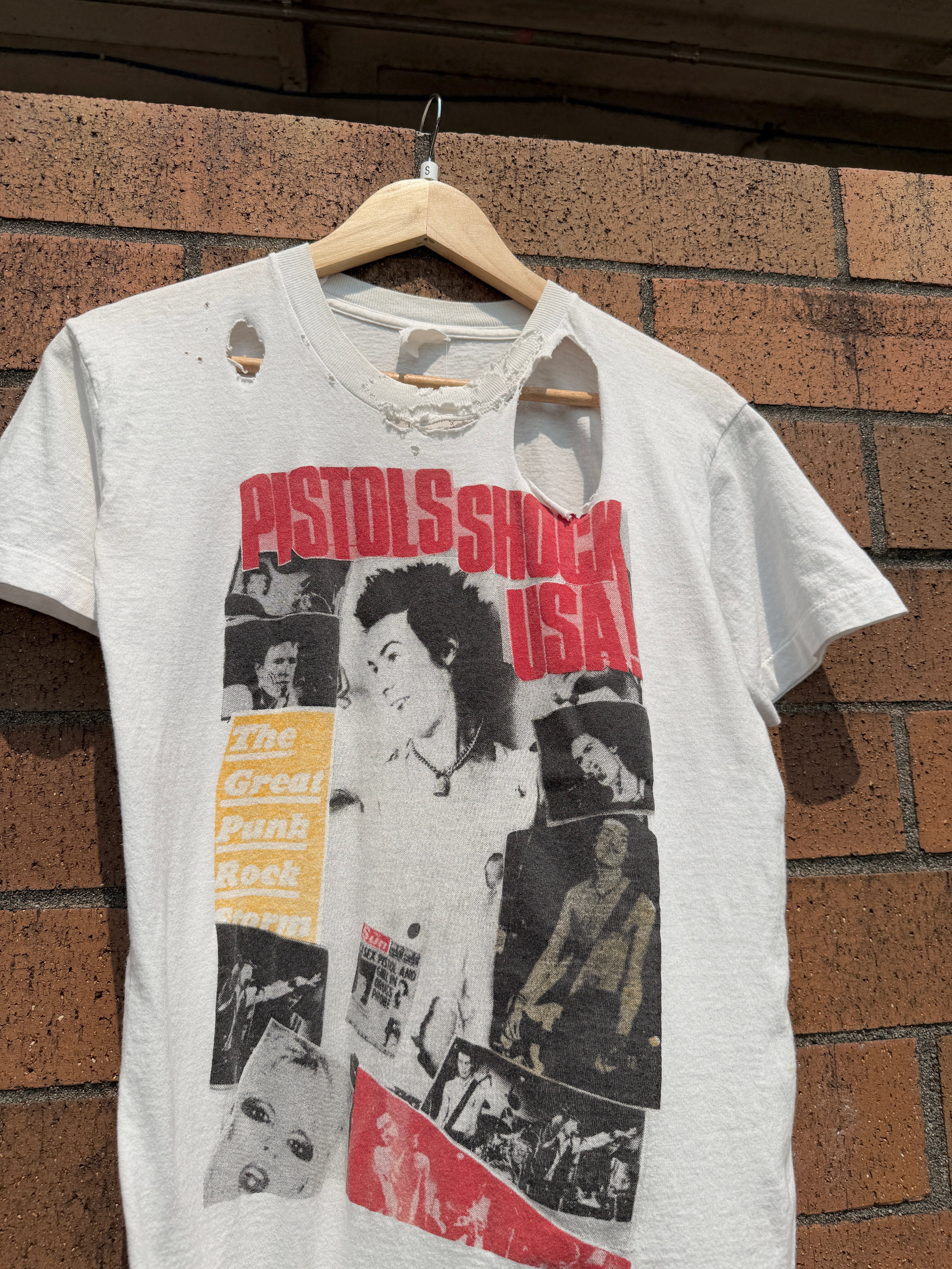 80s Sex Pistols Shock USA Tee Size Small