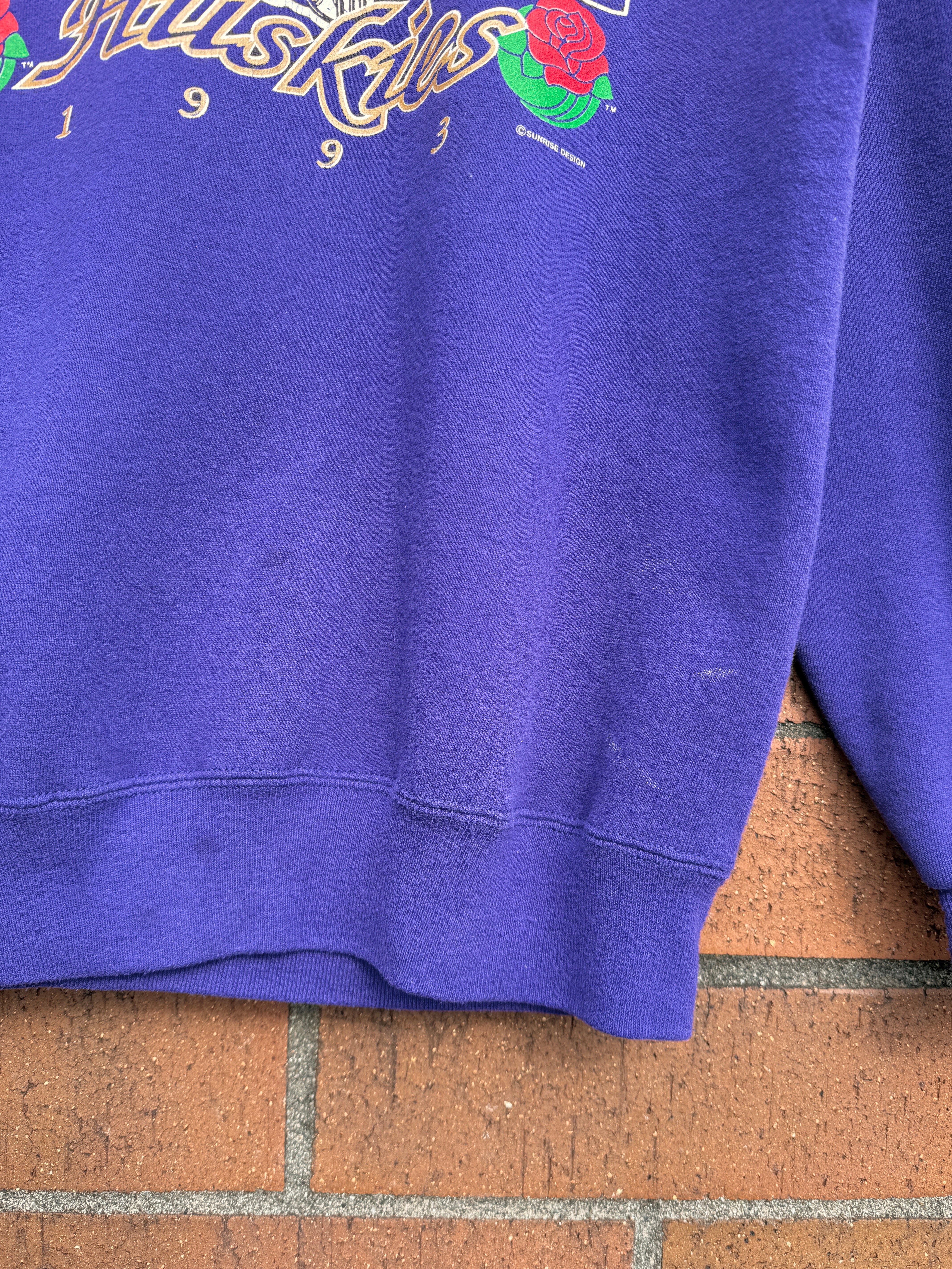 1993 UW Huskies Rose Bowl Jerzees Crewneck Sz M