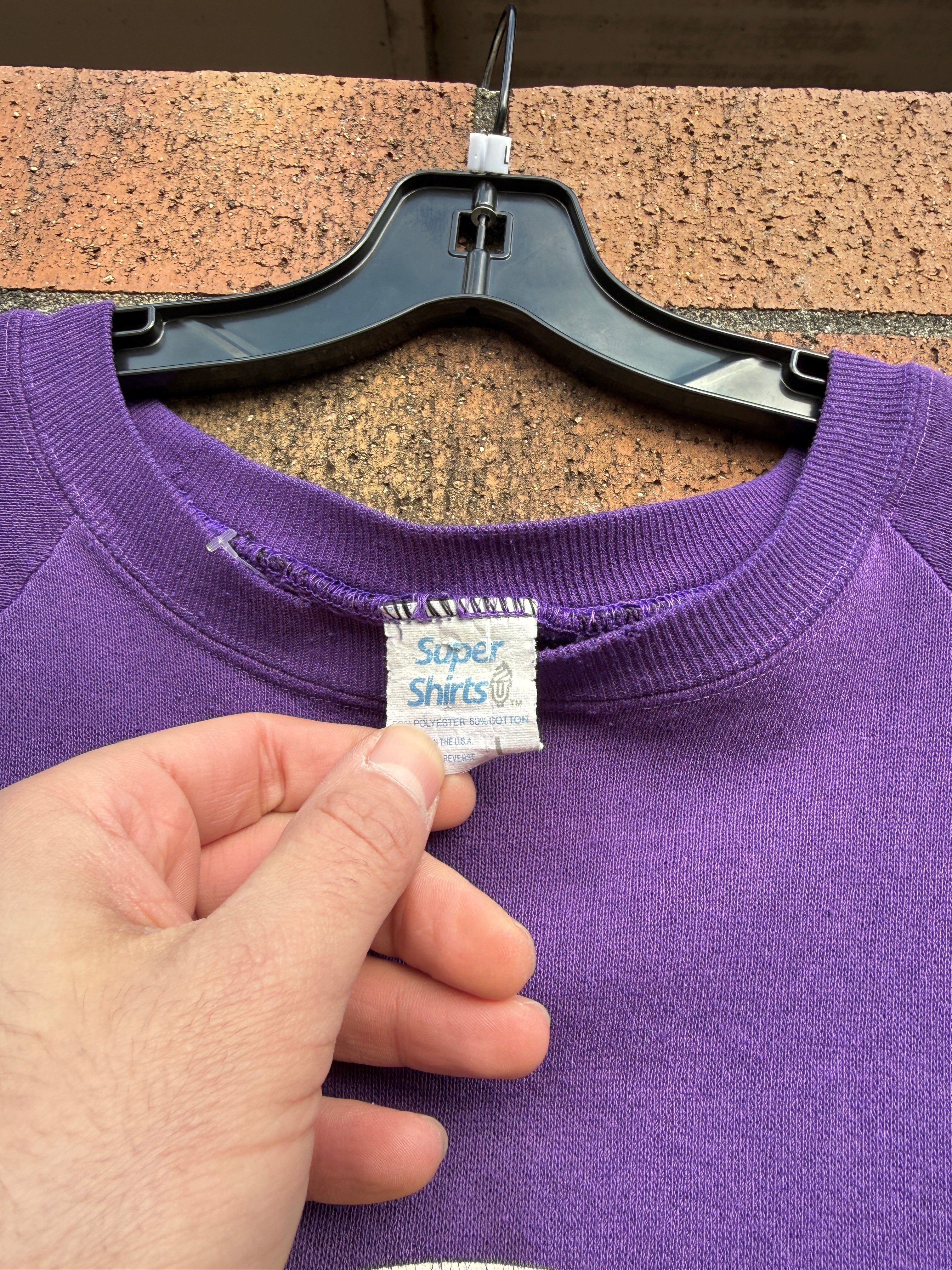 80s UW Huskies Super Shirts Crewneck Sz L