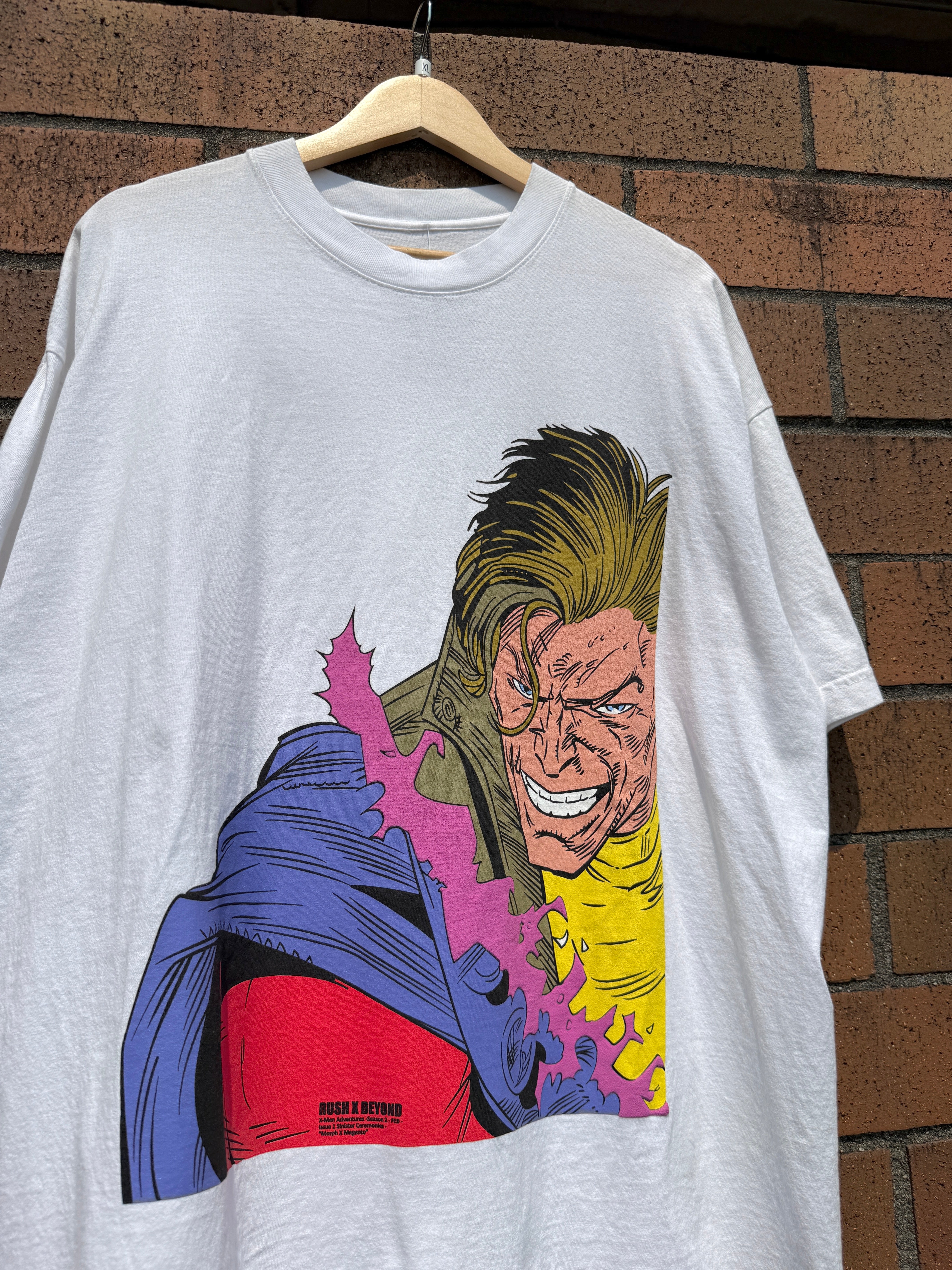 Rush x Beyond Marvel Morph vs Magneto Tee Size XL