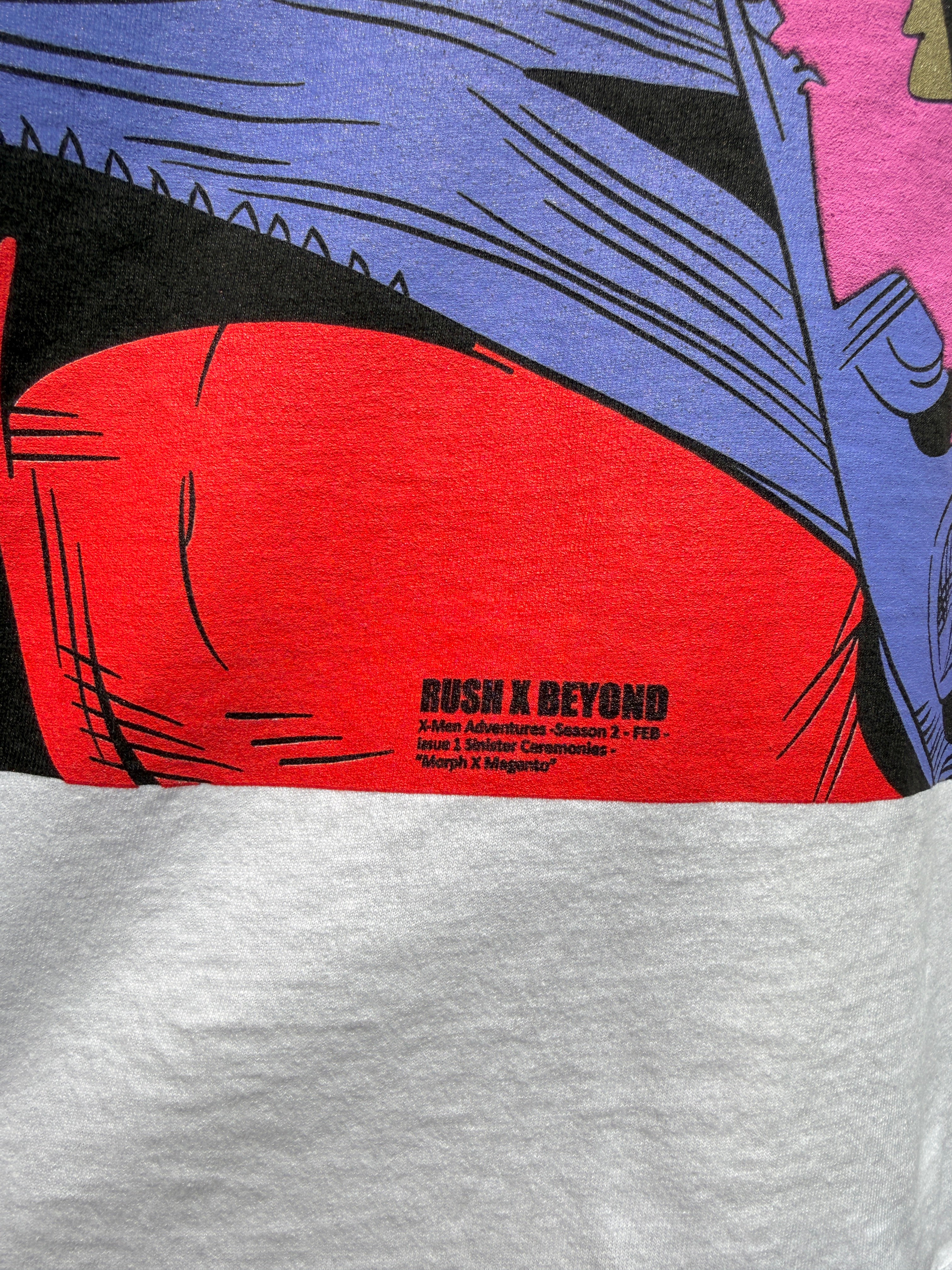 Rush x Beyond Marvel Morph vs Magneto Tee Size XL