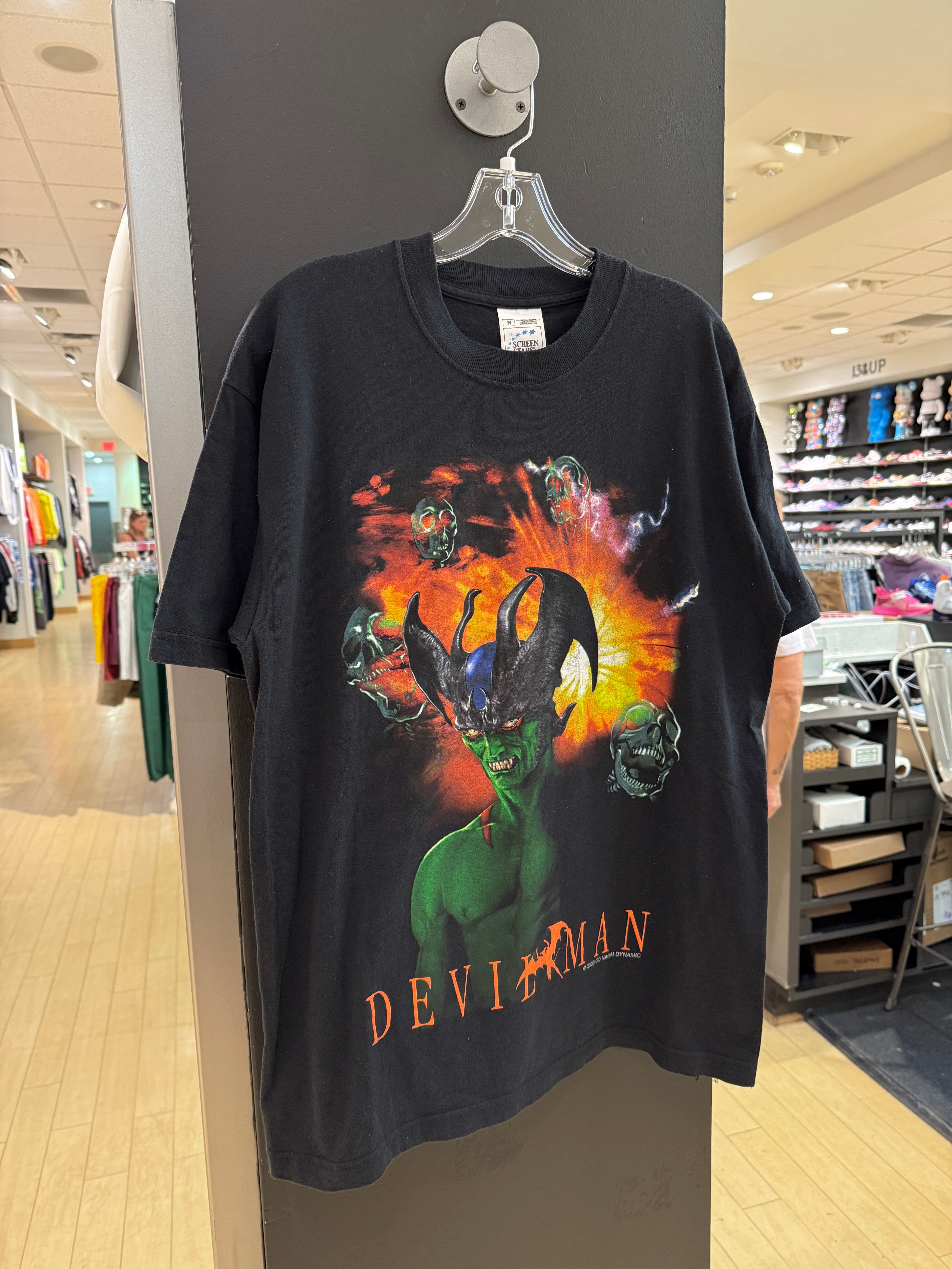 2000 Devil Man Go Nagai Manga Tee Sz M