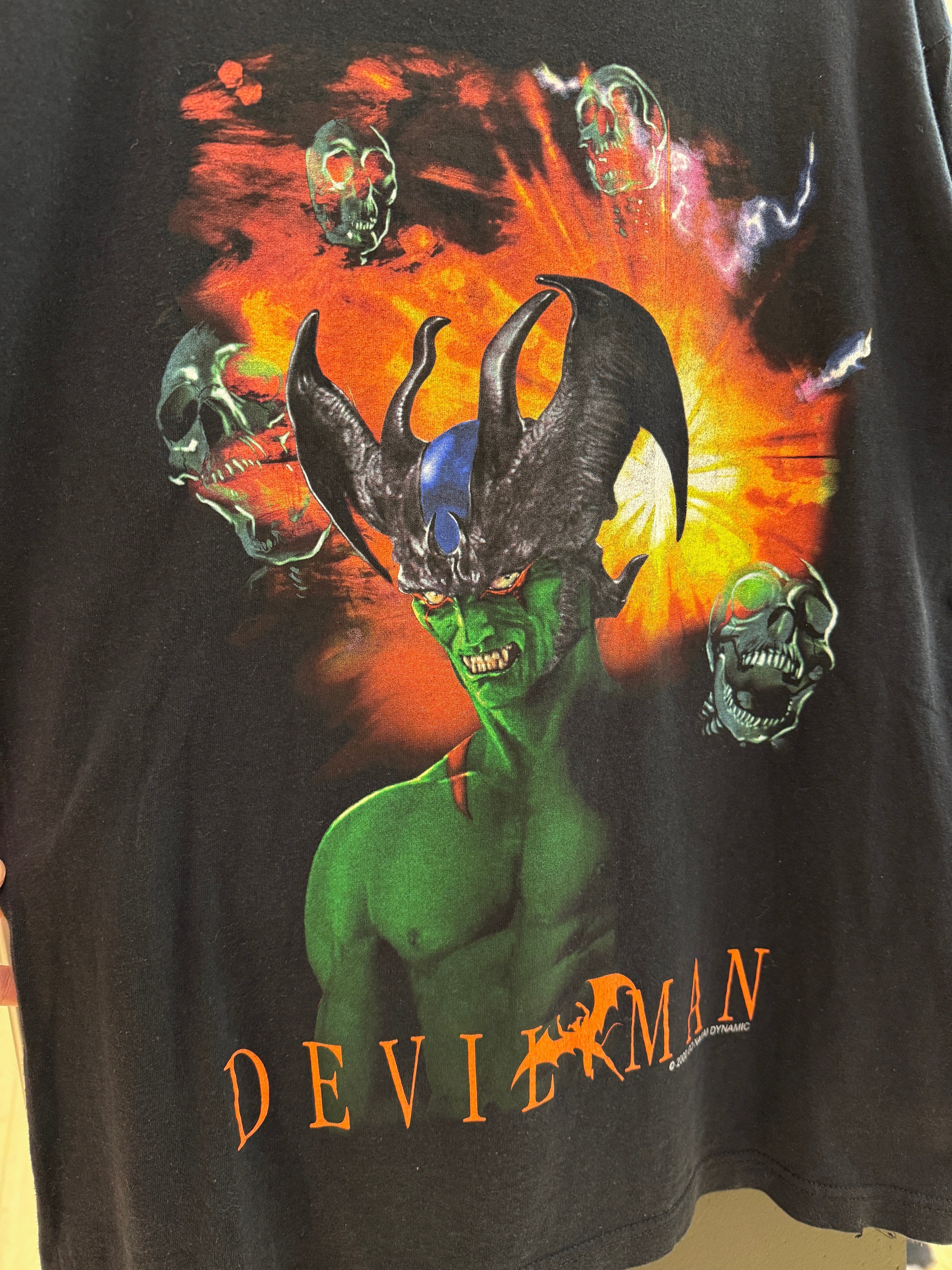 2000 Devil Man Go Nagai Manga Tee Sz M