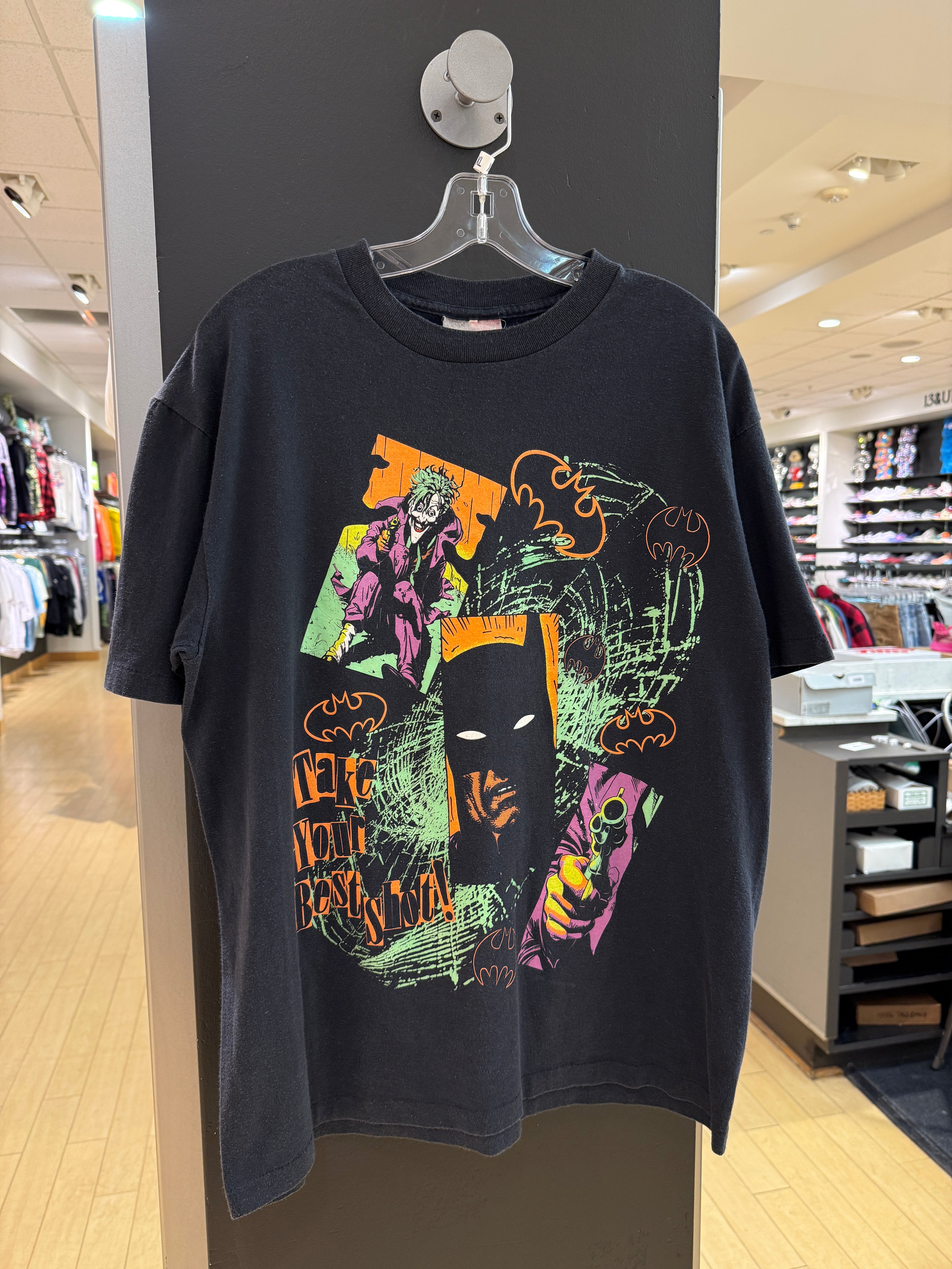 1989 Batman x The Joker DC Comics Tee Sz XL