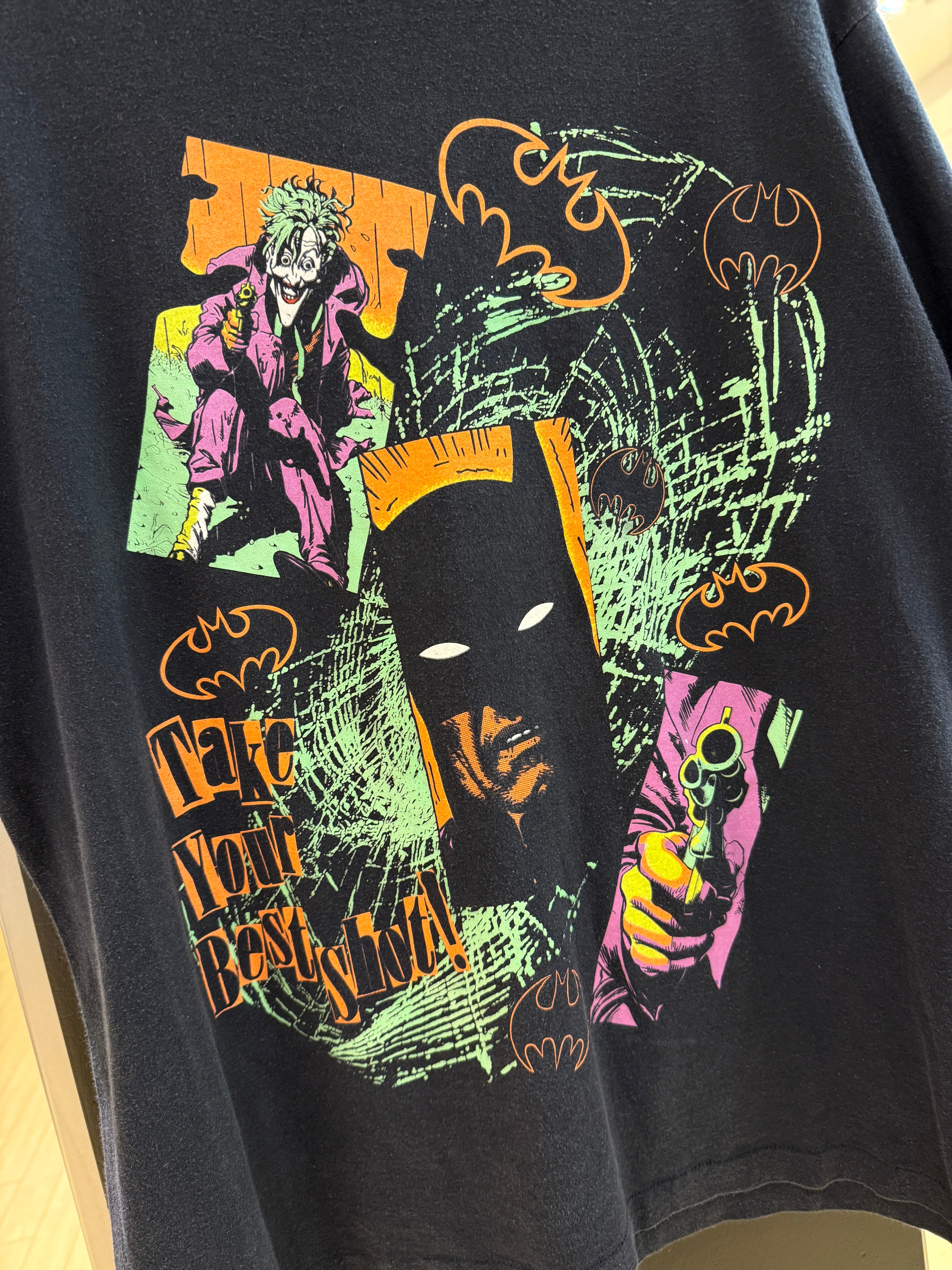 1989 Batman x The Joker DC Comics Tee Sz XL