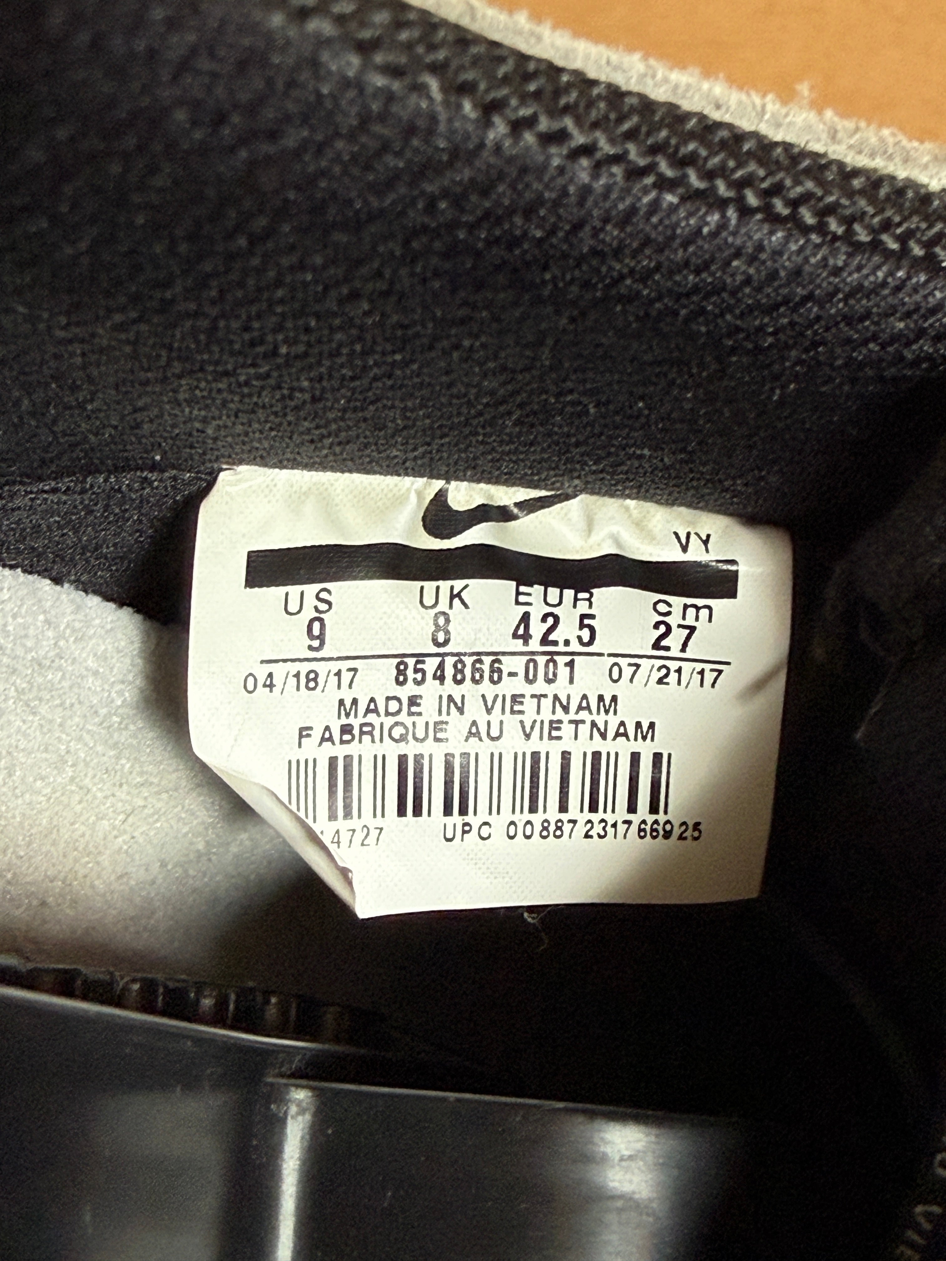 Nike SB Zoom Dunk Low Pro Black Wolf Grey Size 9 USED REP BOX