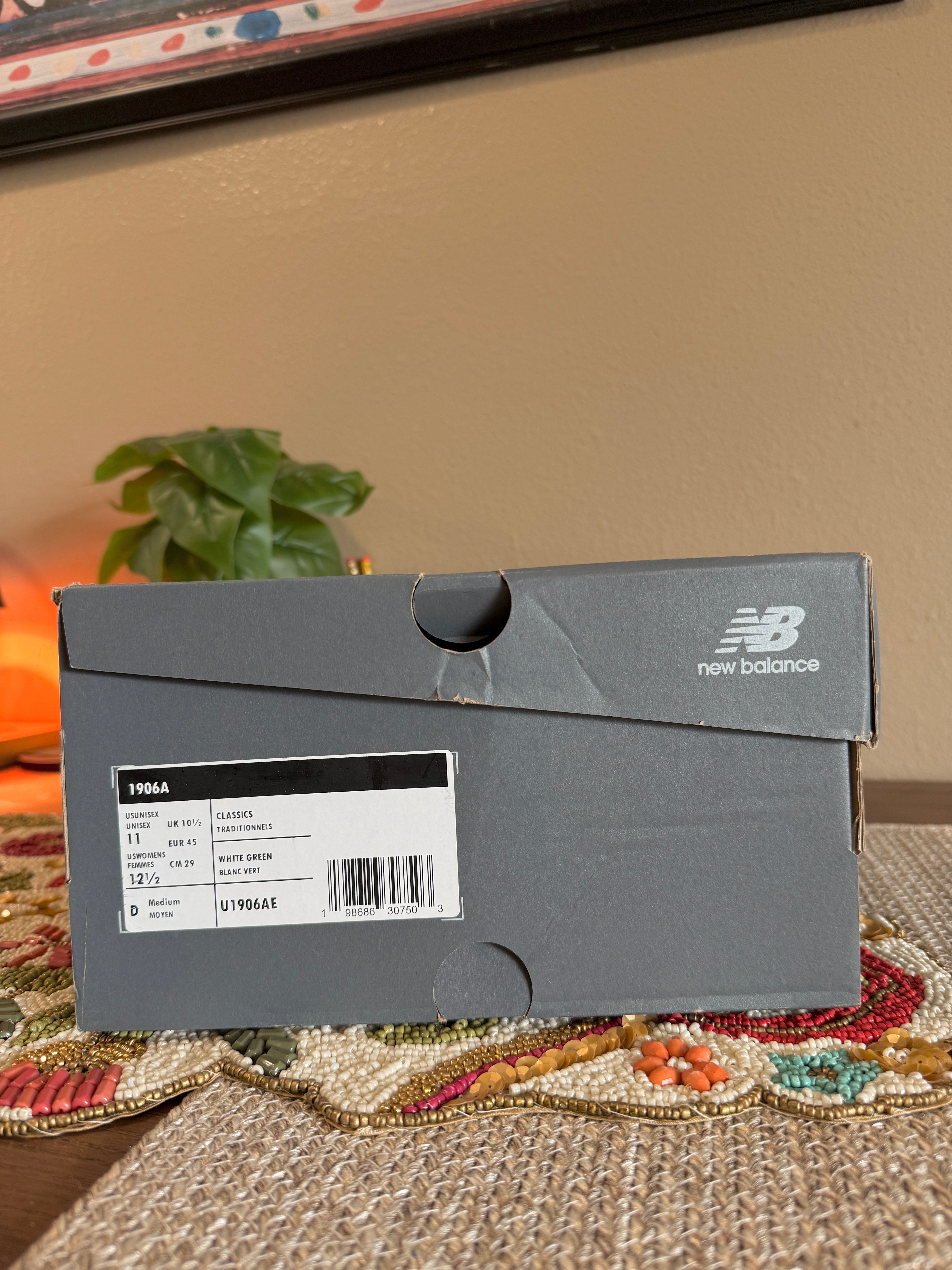 New Balance 1906A White / Green Size 11