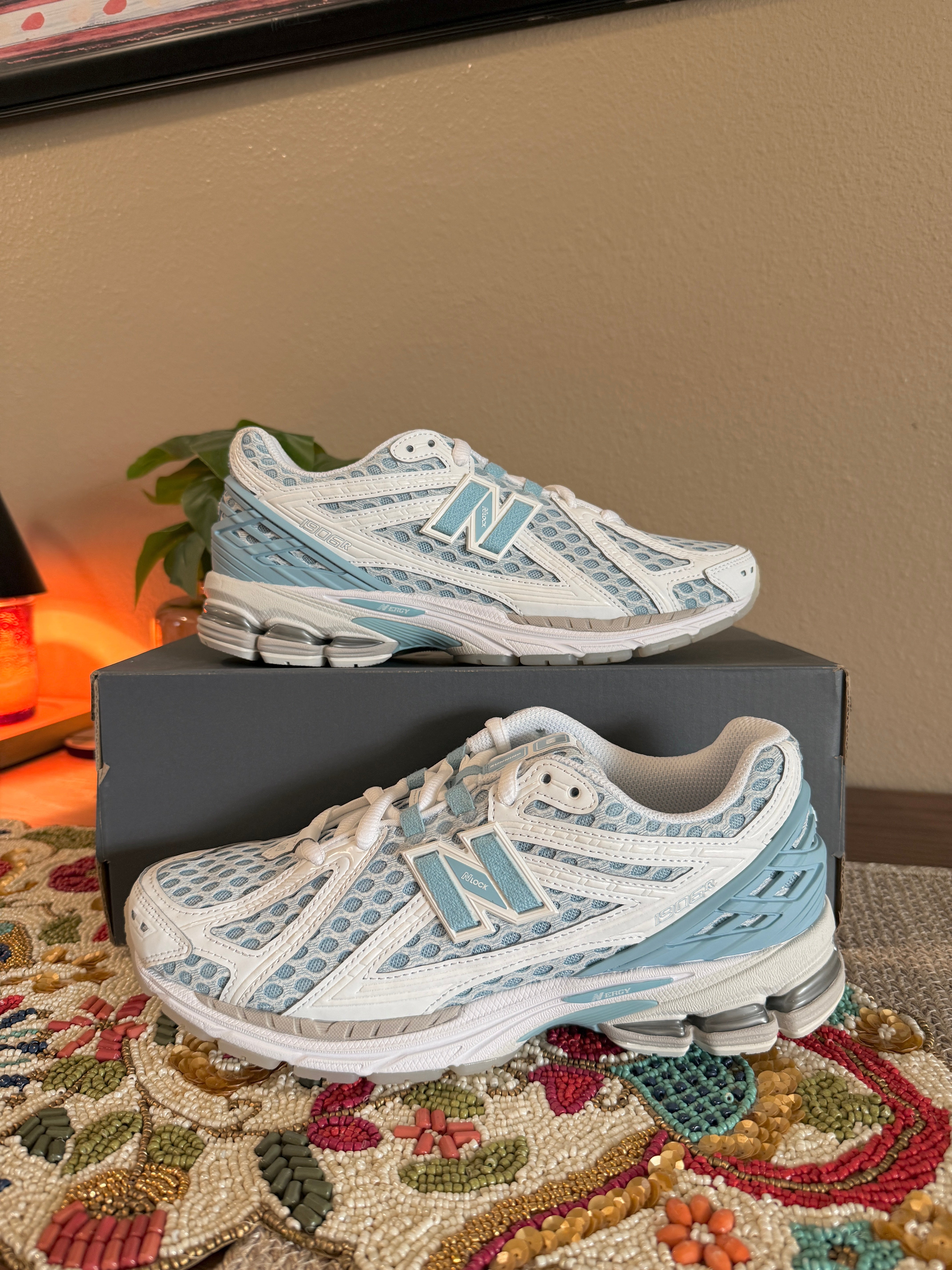 New Balance 1906R Blue Chrome Size 8