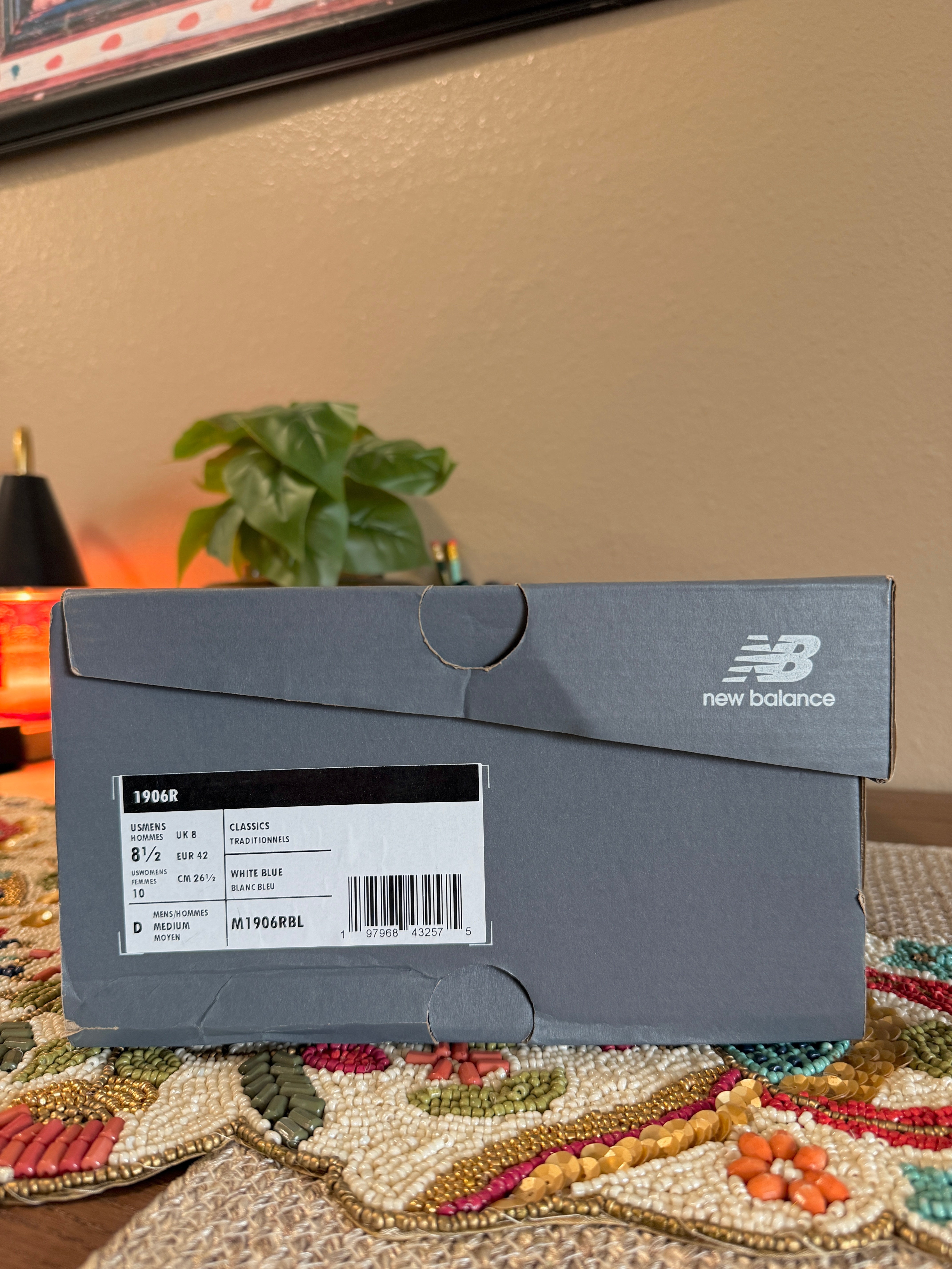 New Balance 1906R Blue Chrome Size 8.5