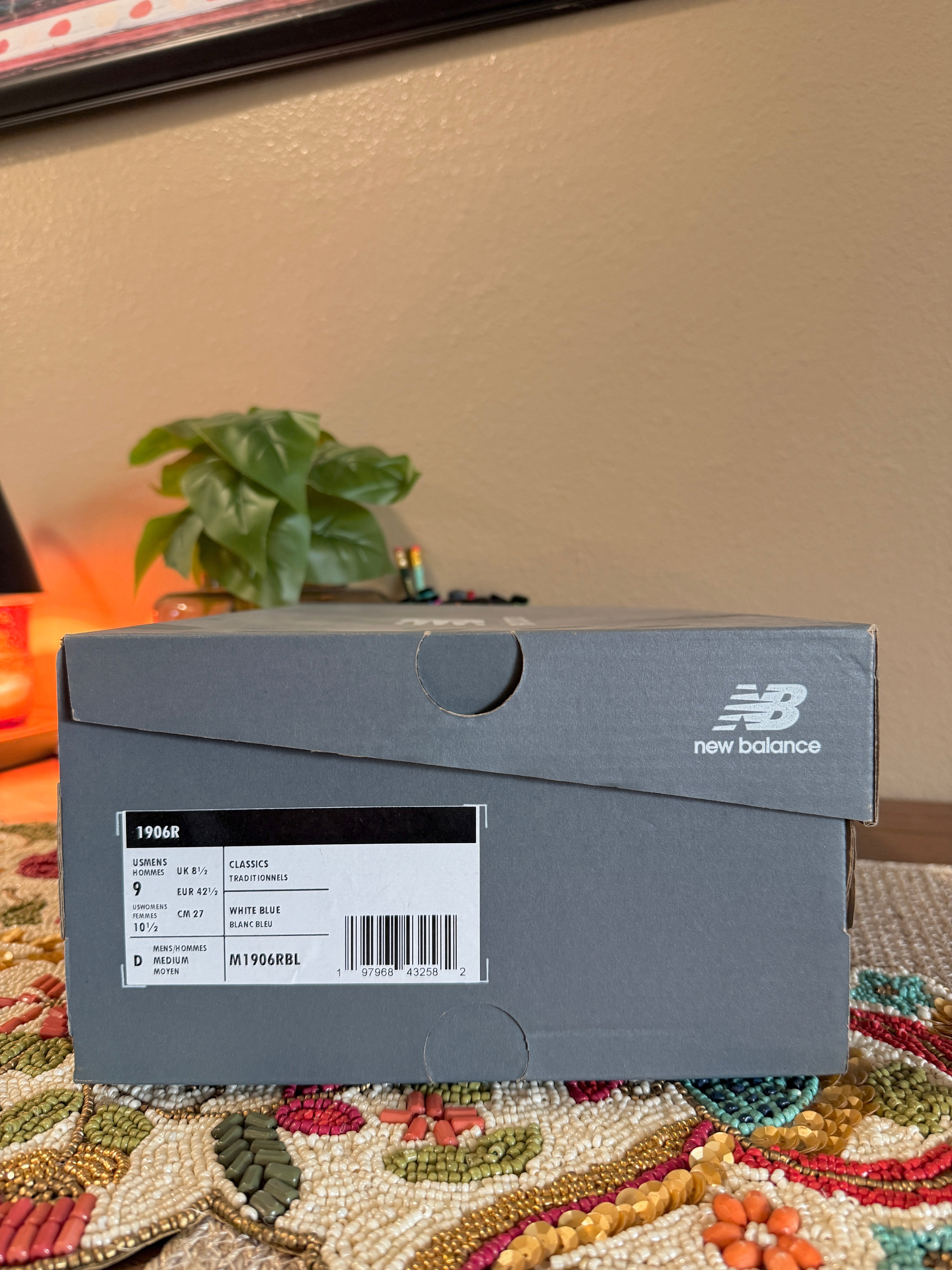 New Balance 1906R Blue Chrome Size 9