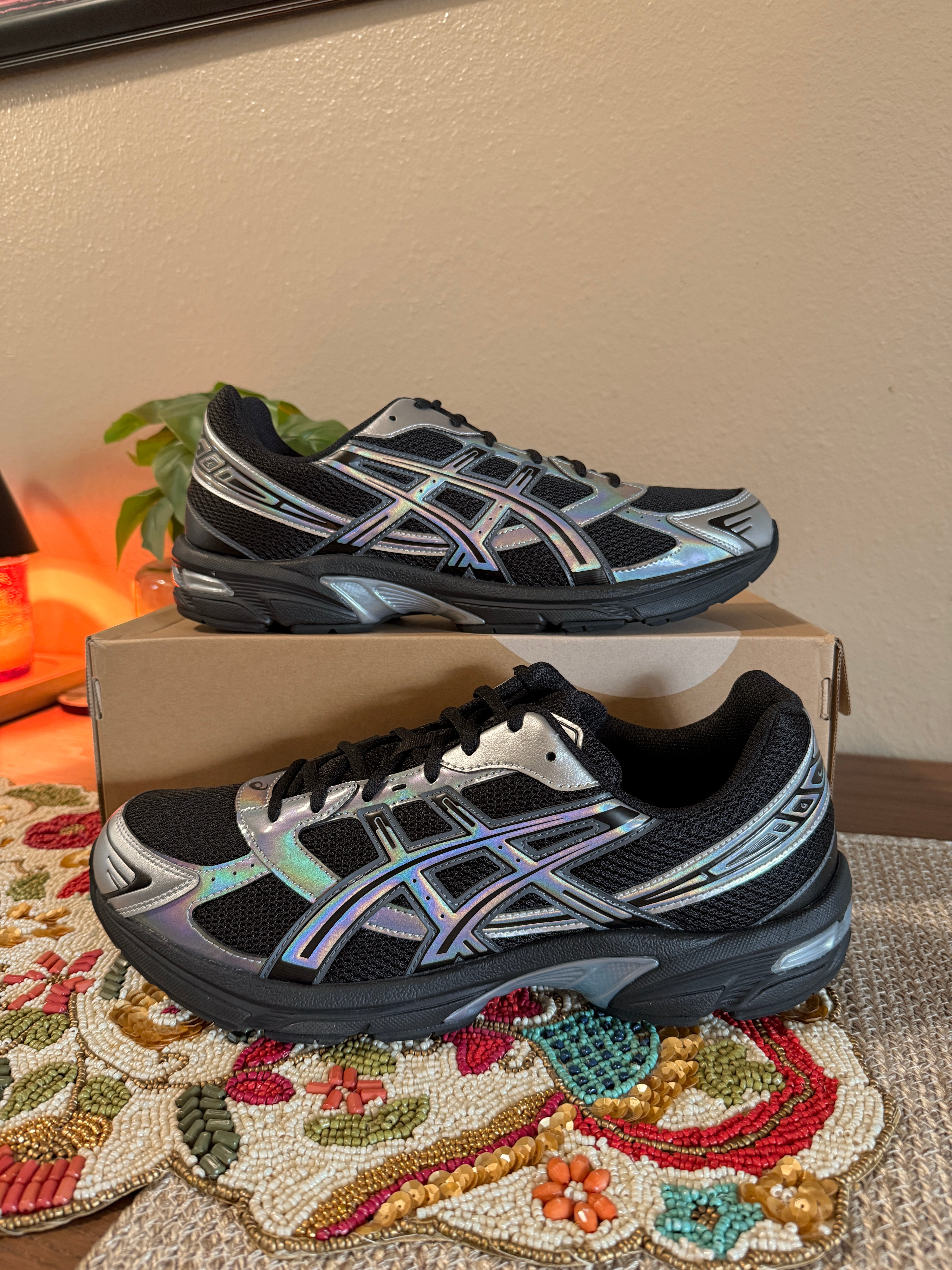 Asics Gel-1130 Black / Pure Silver Size 13