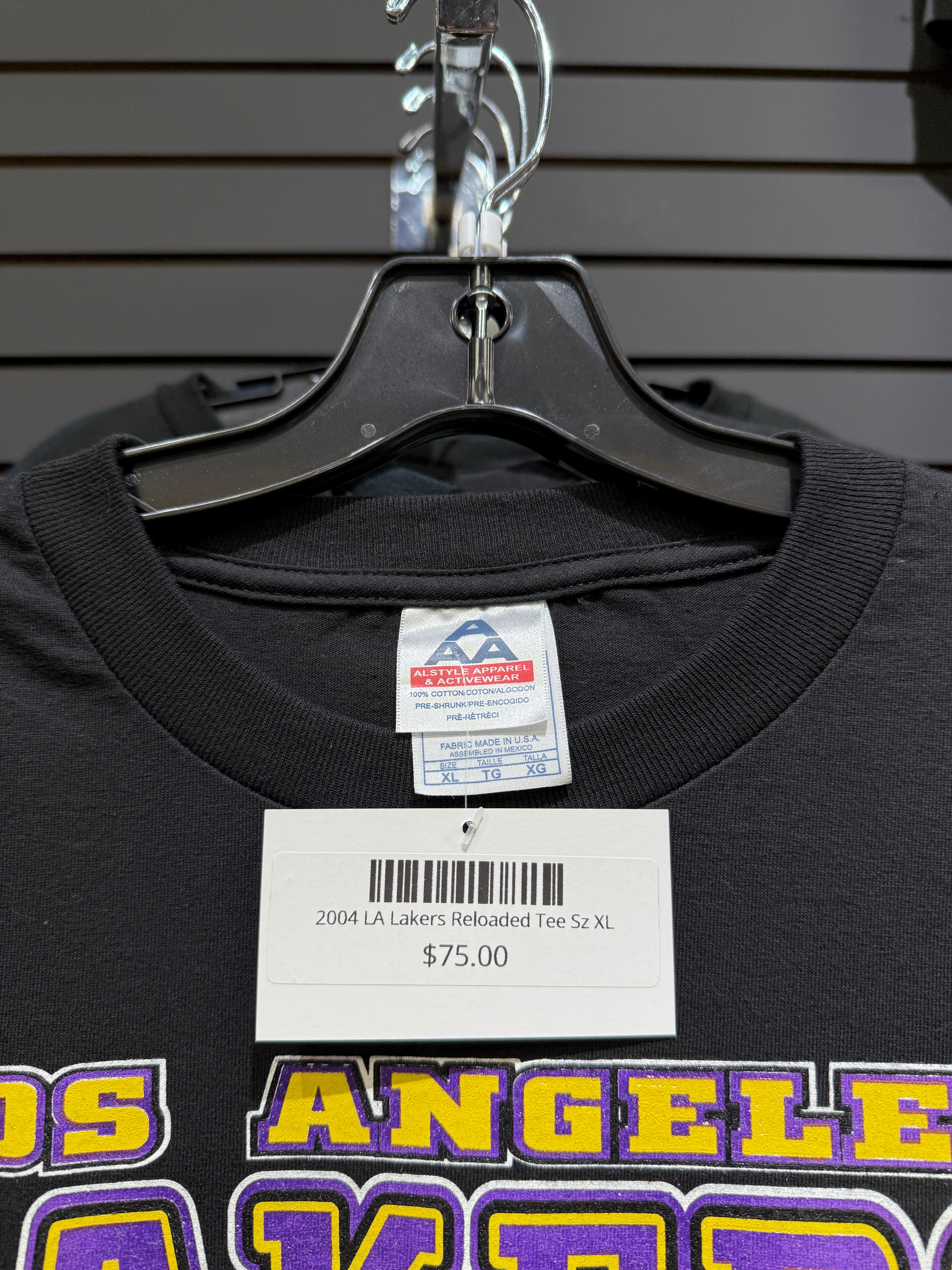 2004 LA Lakers Reloaded Tee Sz XL