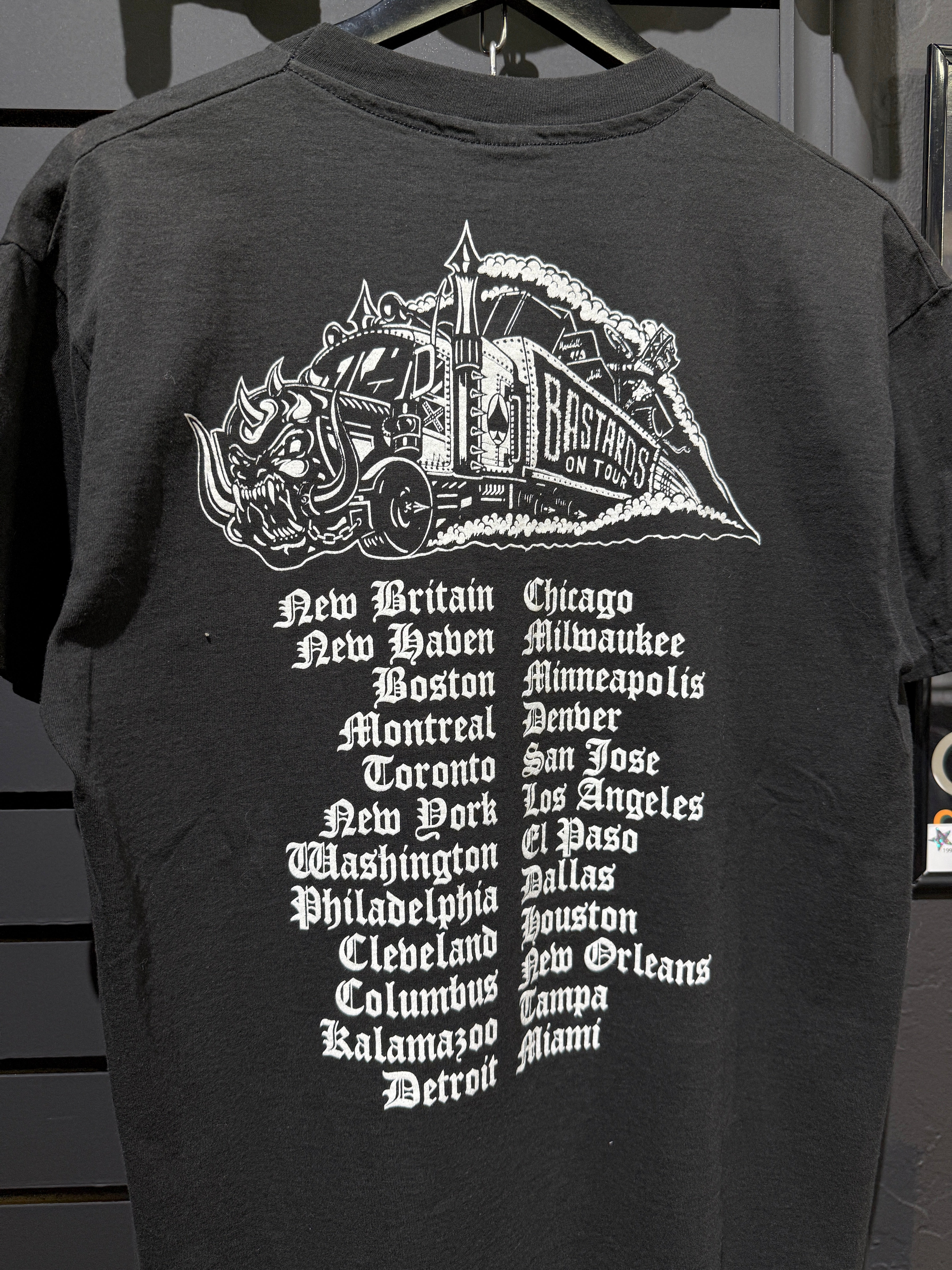 1994 Motorhead Bastards On Tour Tee Sz L