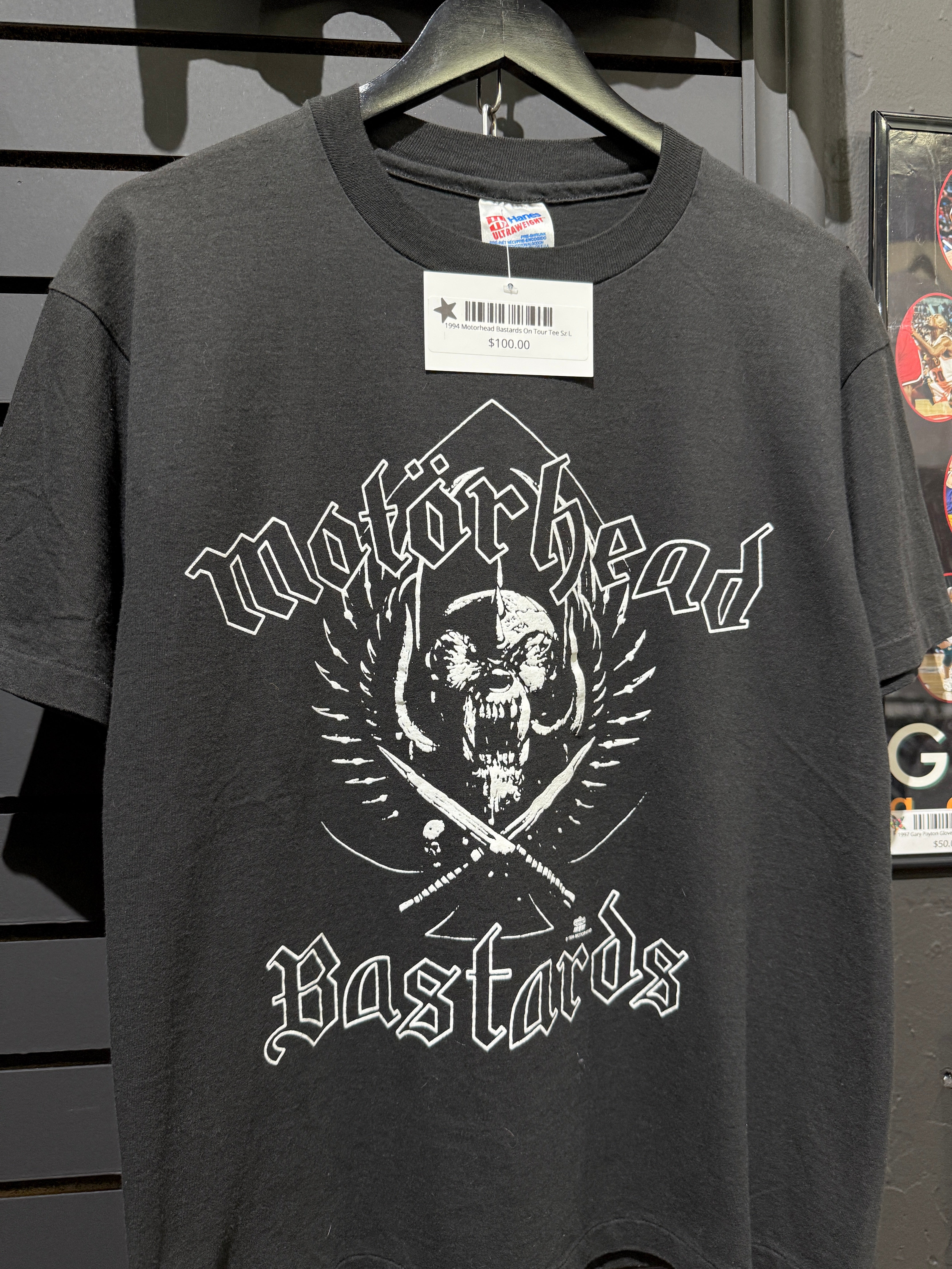 1994 Motorhead Bastards On Tour Tee Sz L