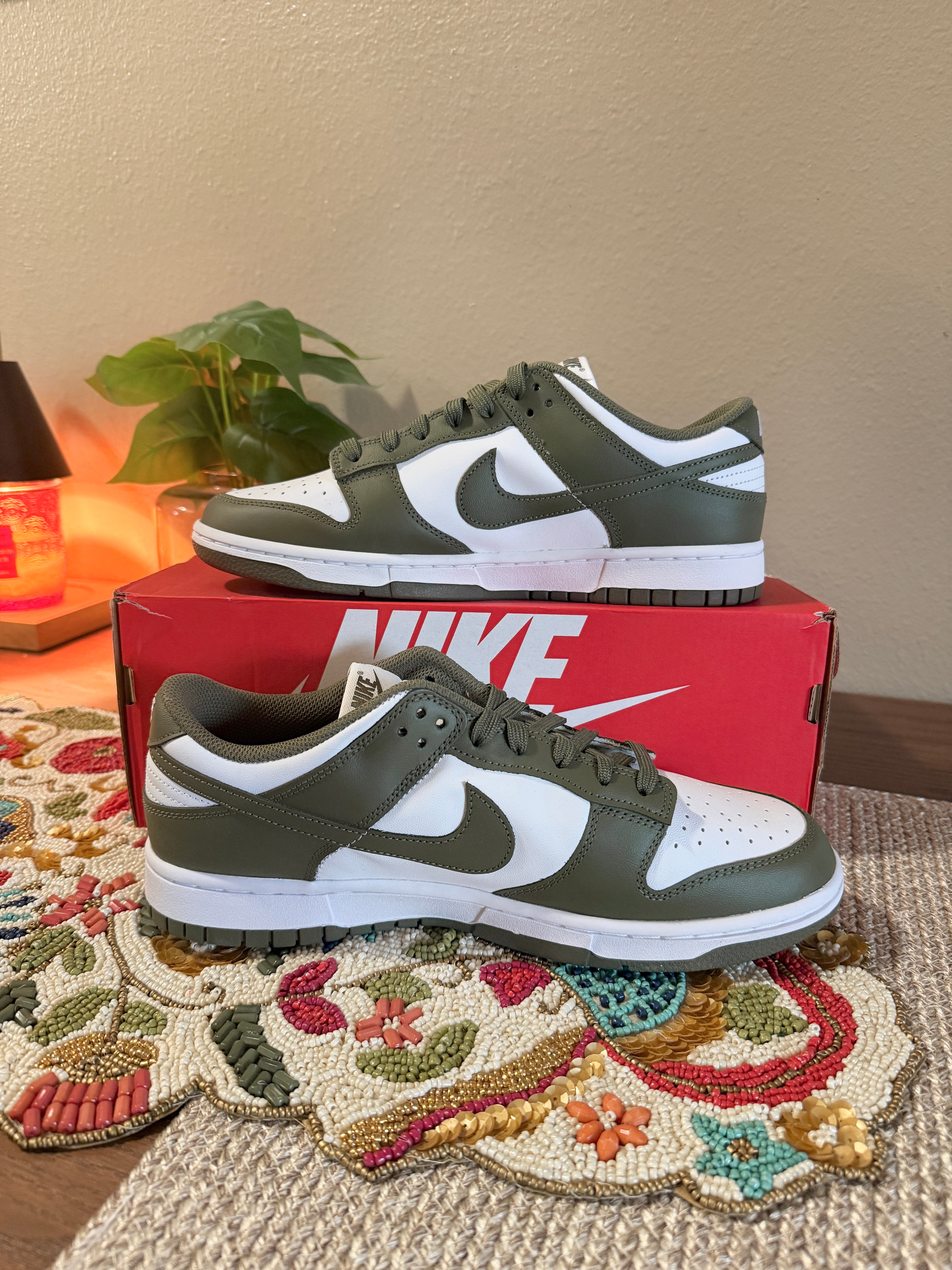Nike Dunk Low Medium Olive Size 9.5M / 11W