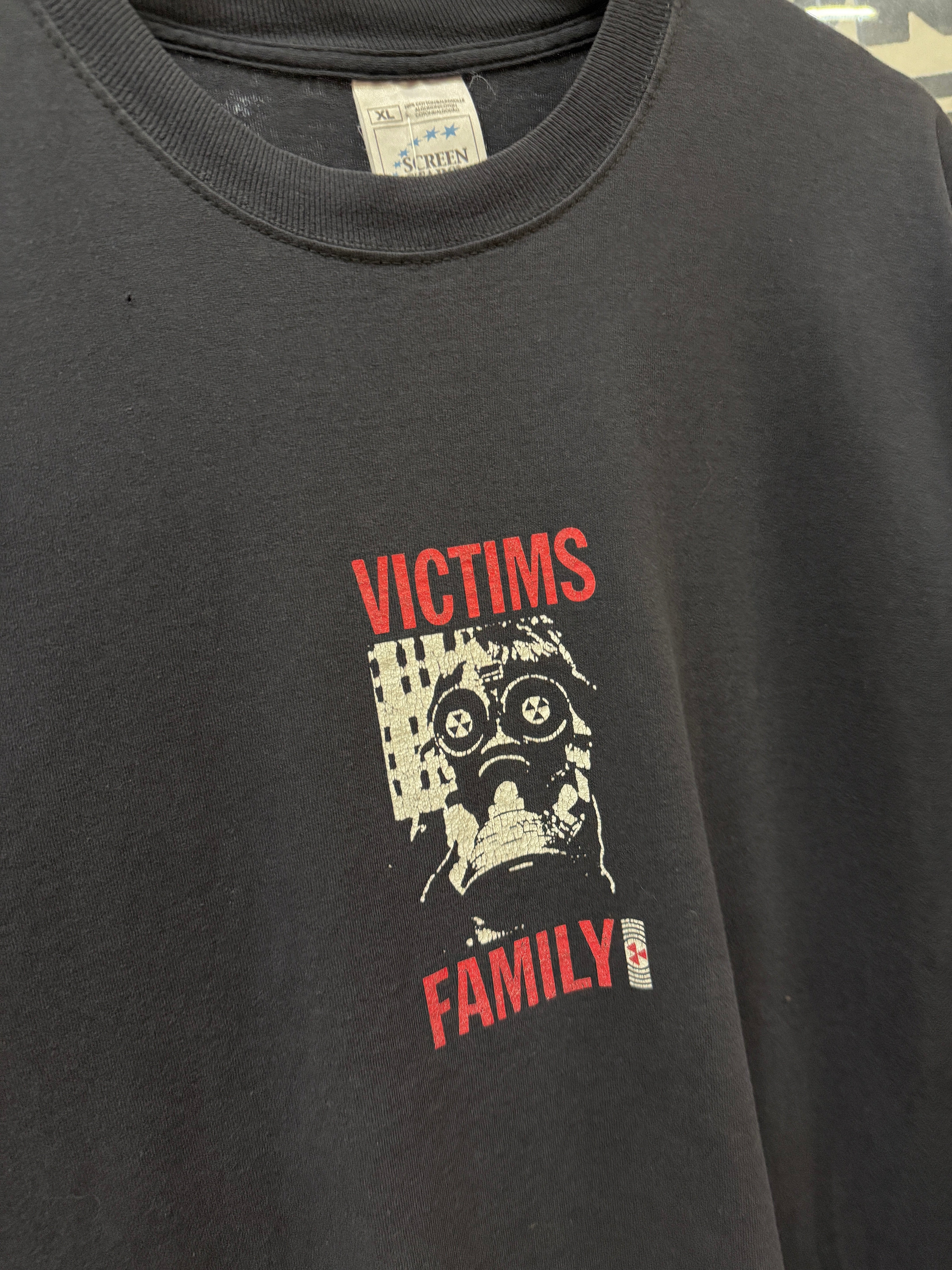 90s Victims Family Punk Band Tee Sz XL