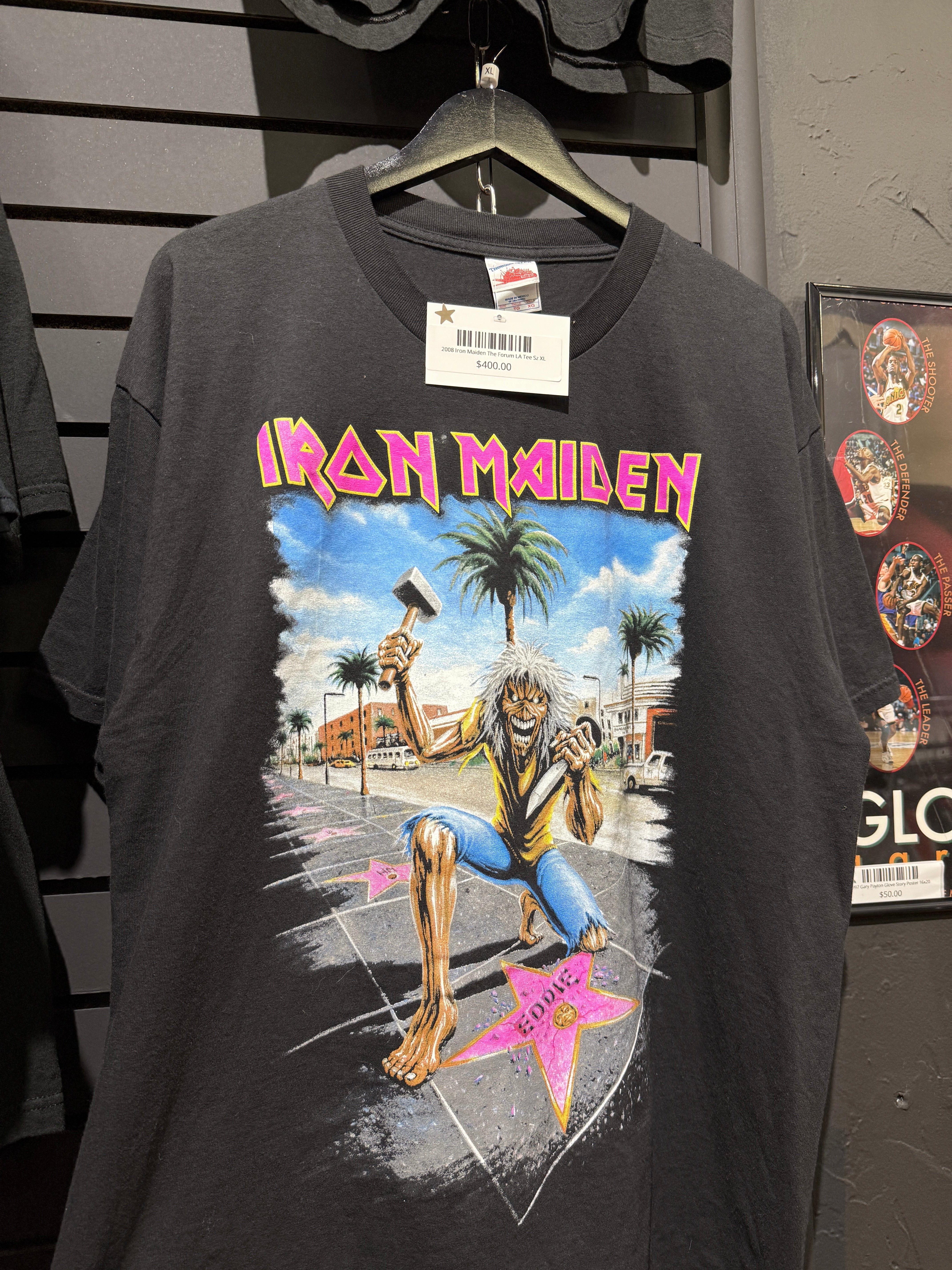 2008 Iron Maiden The Forum LA Tee Sz XL