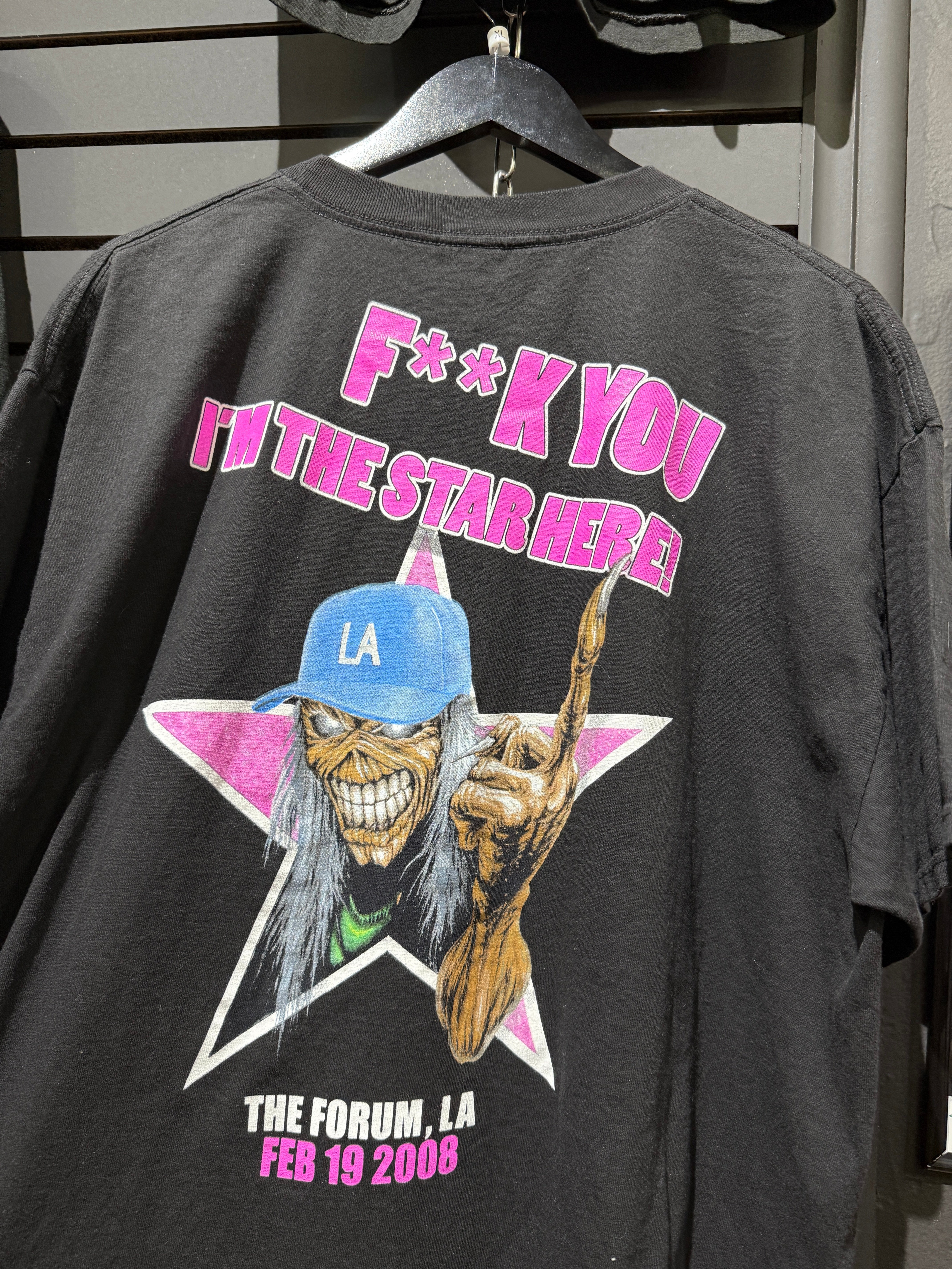 2008 Iron Maiden The Forum LA Tee Sz XL
