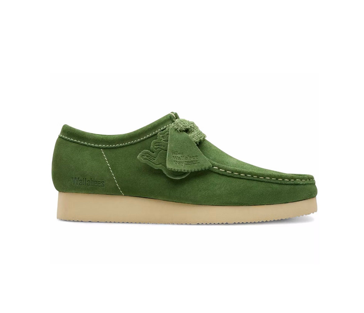 Clark’s Original Wallabees Green Suede Sz 12 No box.