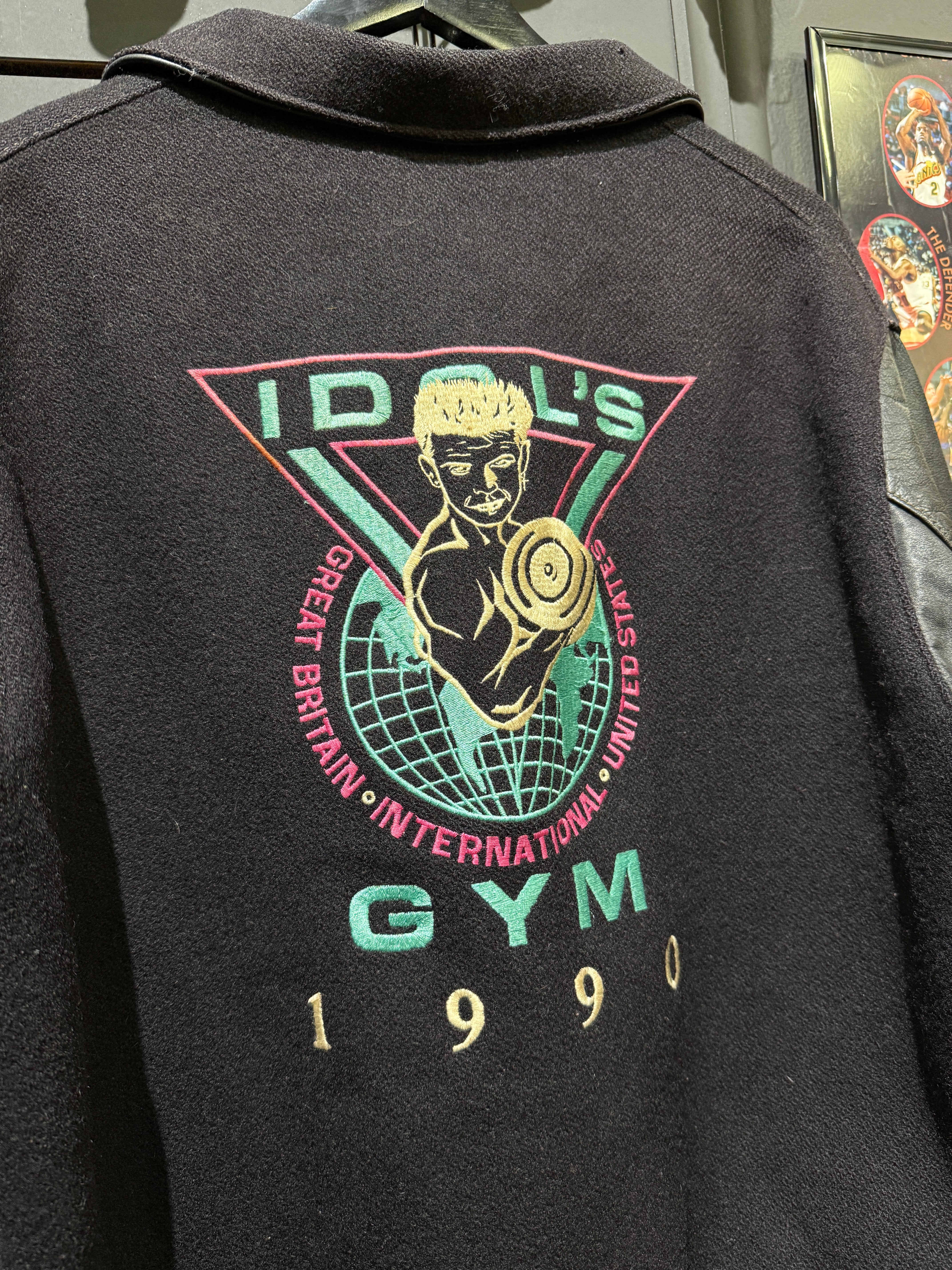 1990 Nike Billy Idol's Gym Varsity Jacket Sz M