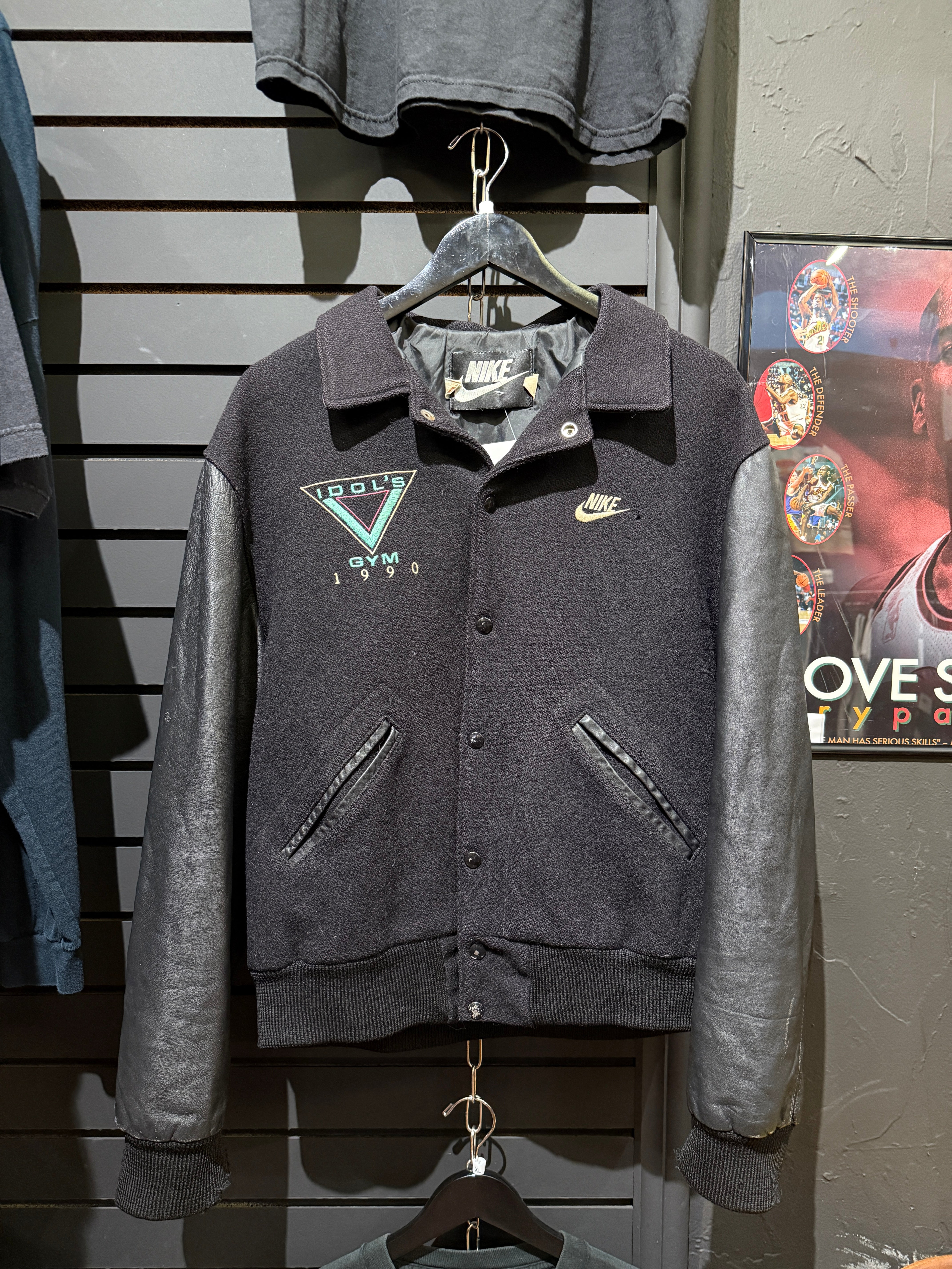 1990 Nike Billy Idol's Gym Varsity Jacket Sz M
