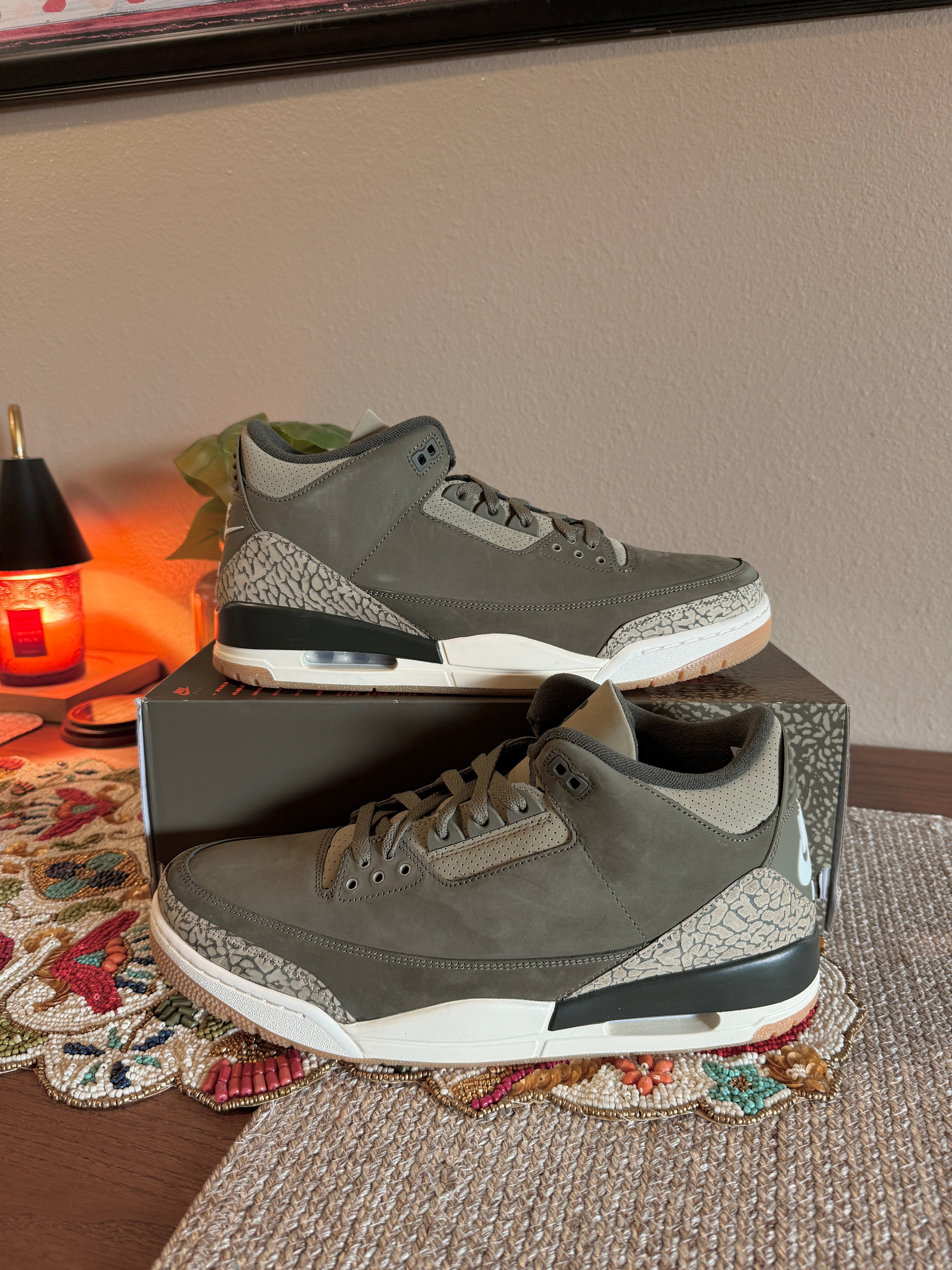 Jordan 3 Retro Family Affair Size 13 MISSING LID