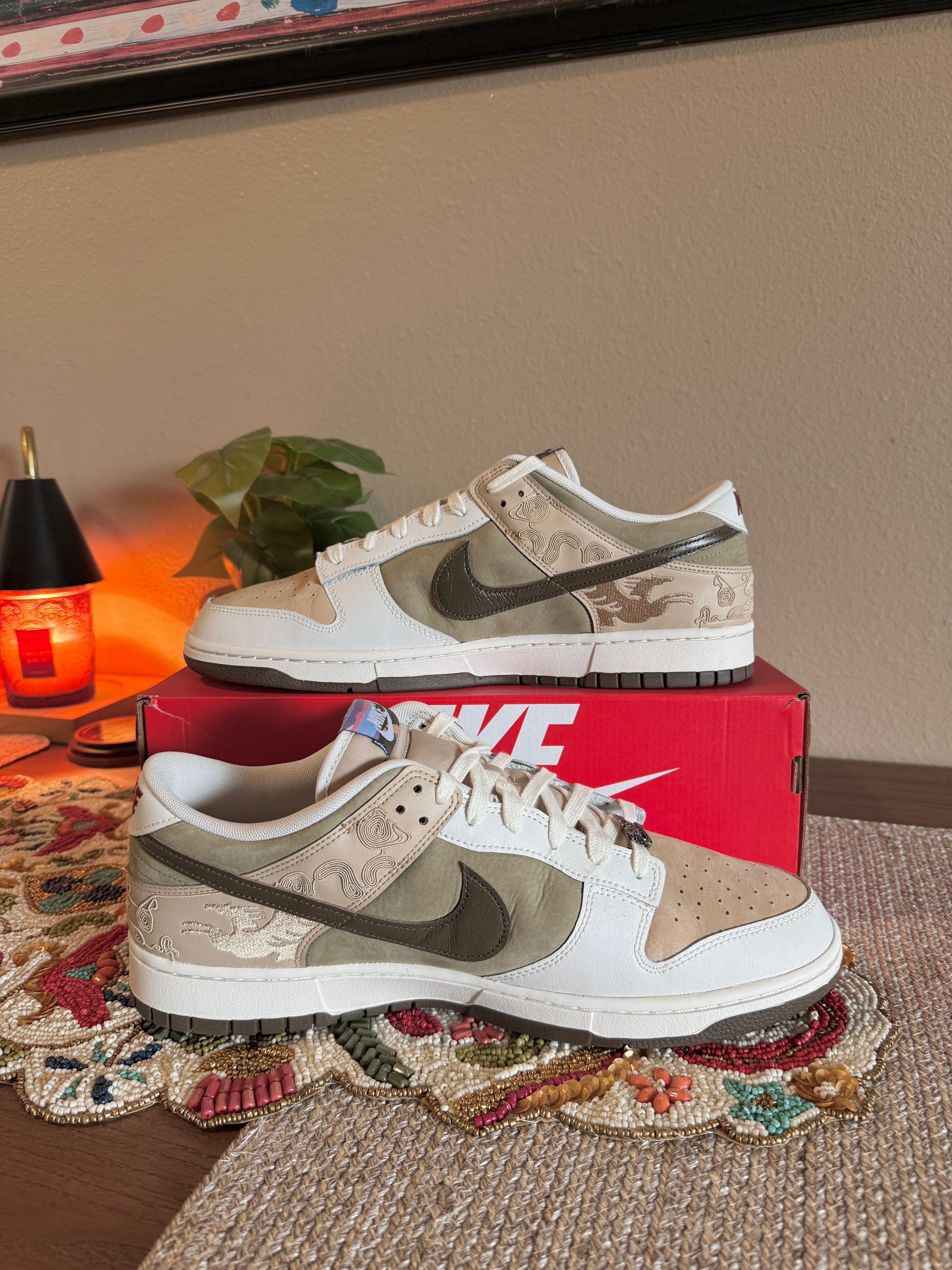 Nike Dunk Low Year of the Horse Pegasus Pack Linen Size 15