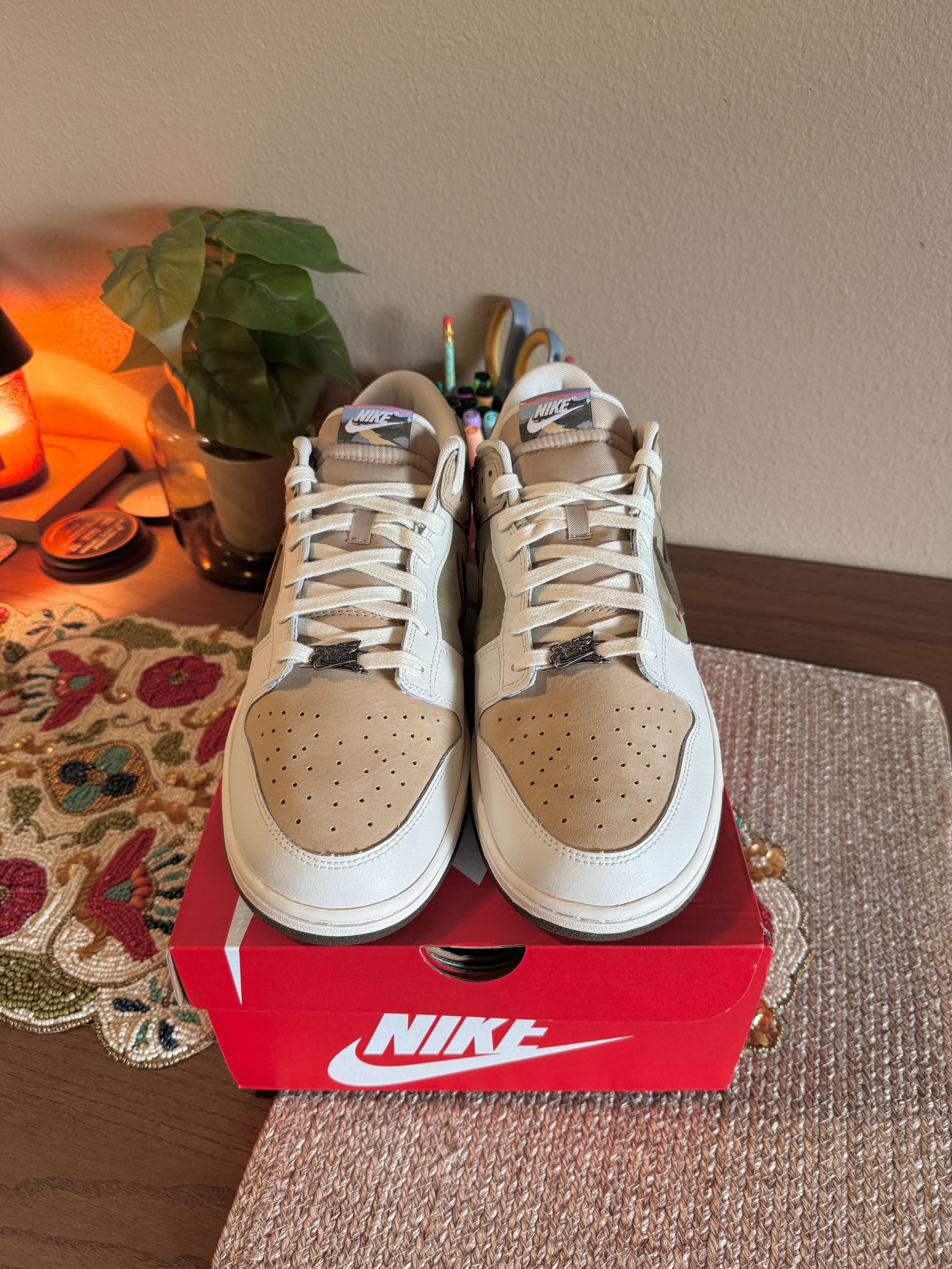 Nike Dunk Low Year of the Horse Pegasus Pack Linen Size 15