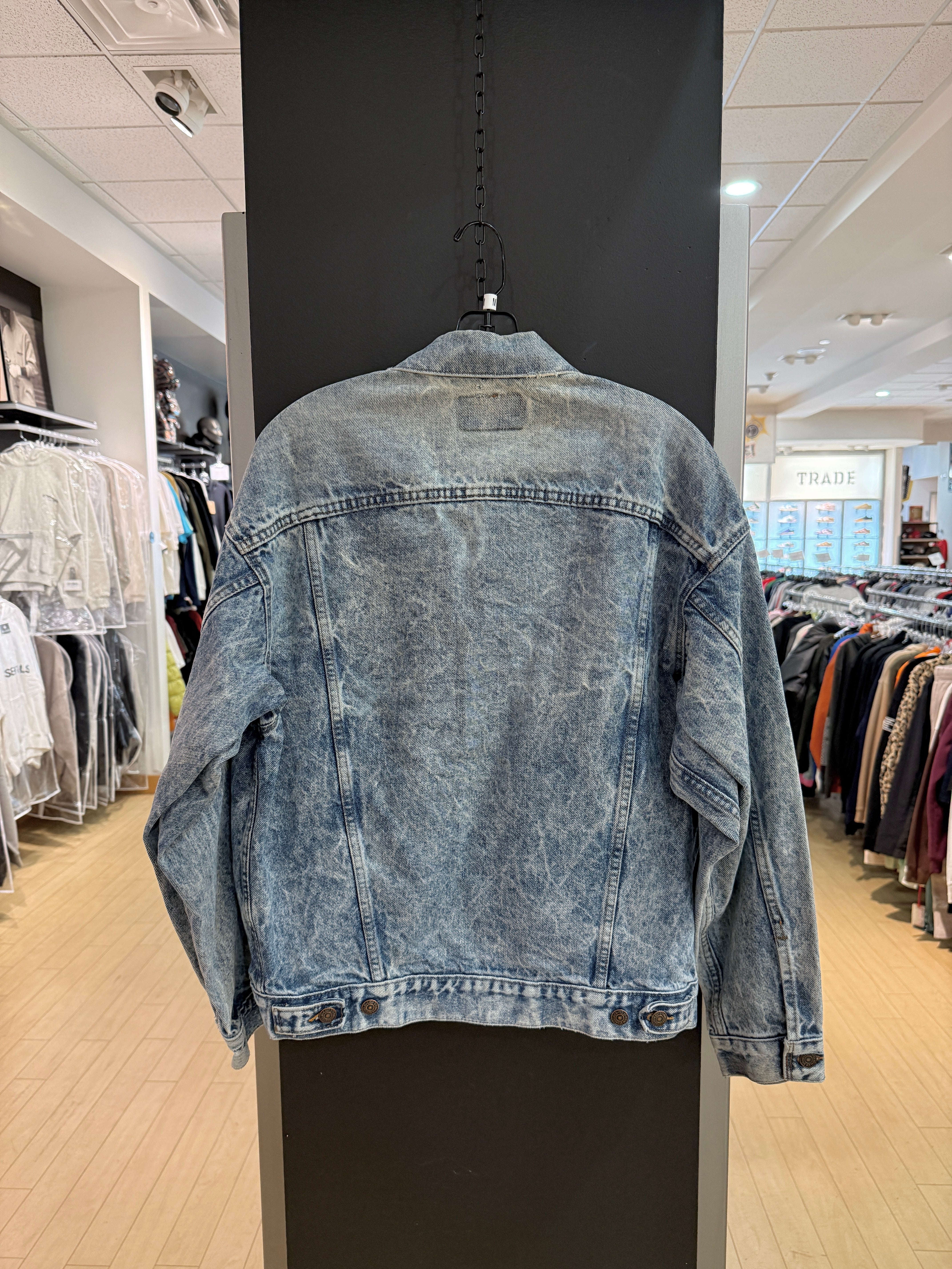 90s Levi's Type 3 Stonewash Denim Trucker Jacket Size M