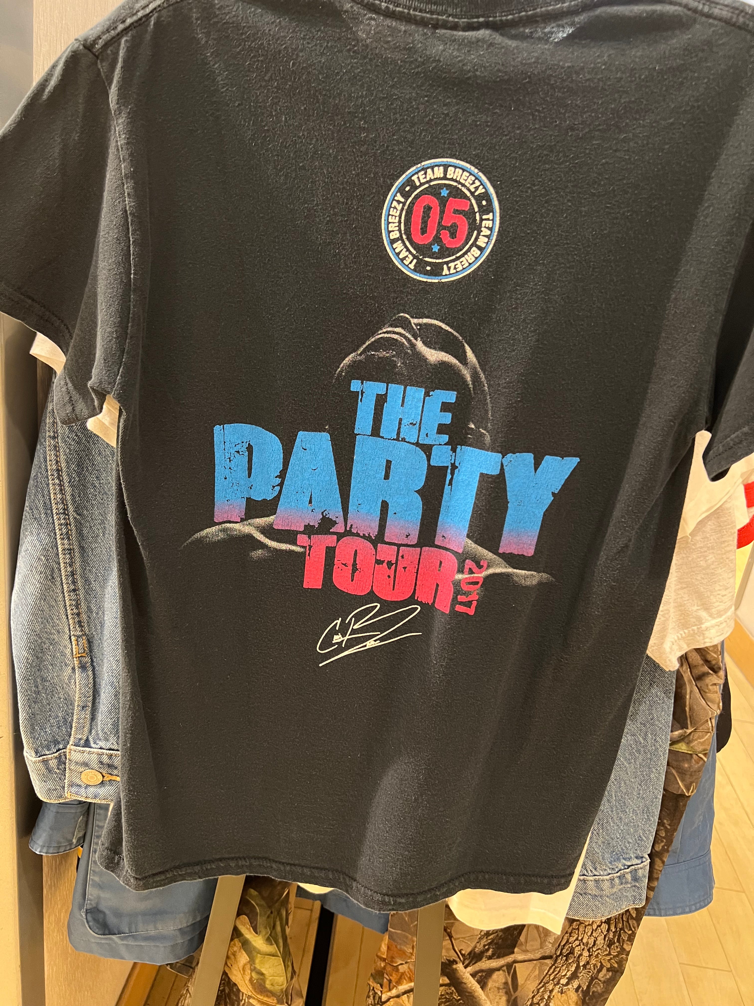 2017 Chris Brown The Party Tour Tee S