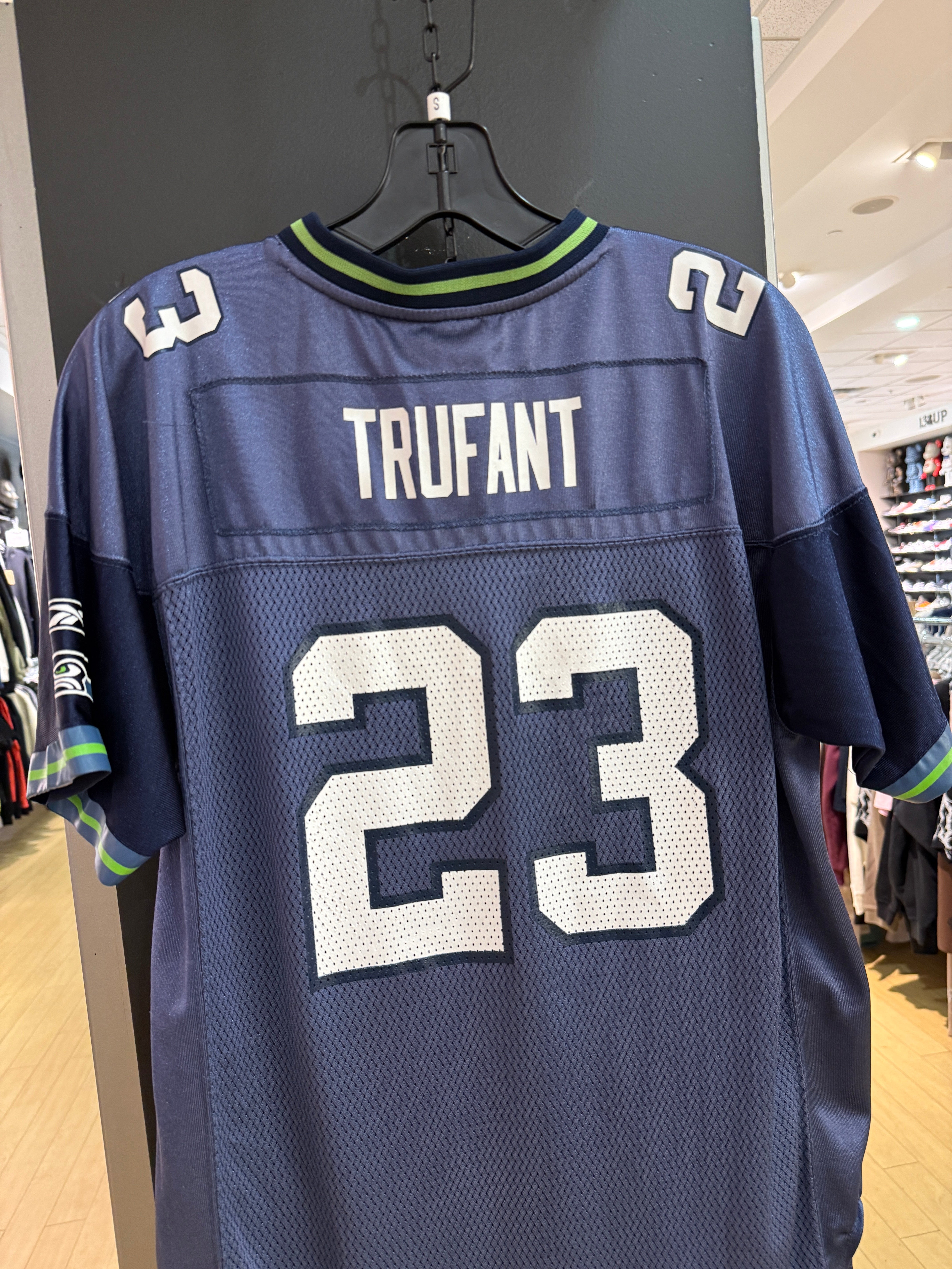 Y2K Marcus Trufant Reebok Seattle Seahawks Jersey Size Youth XL