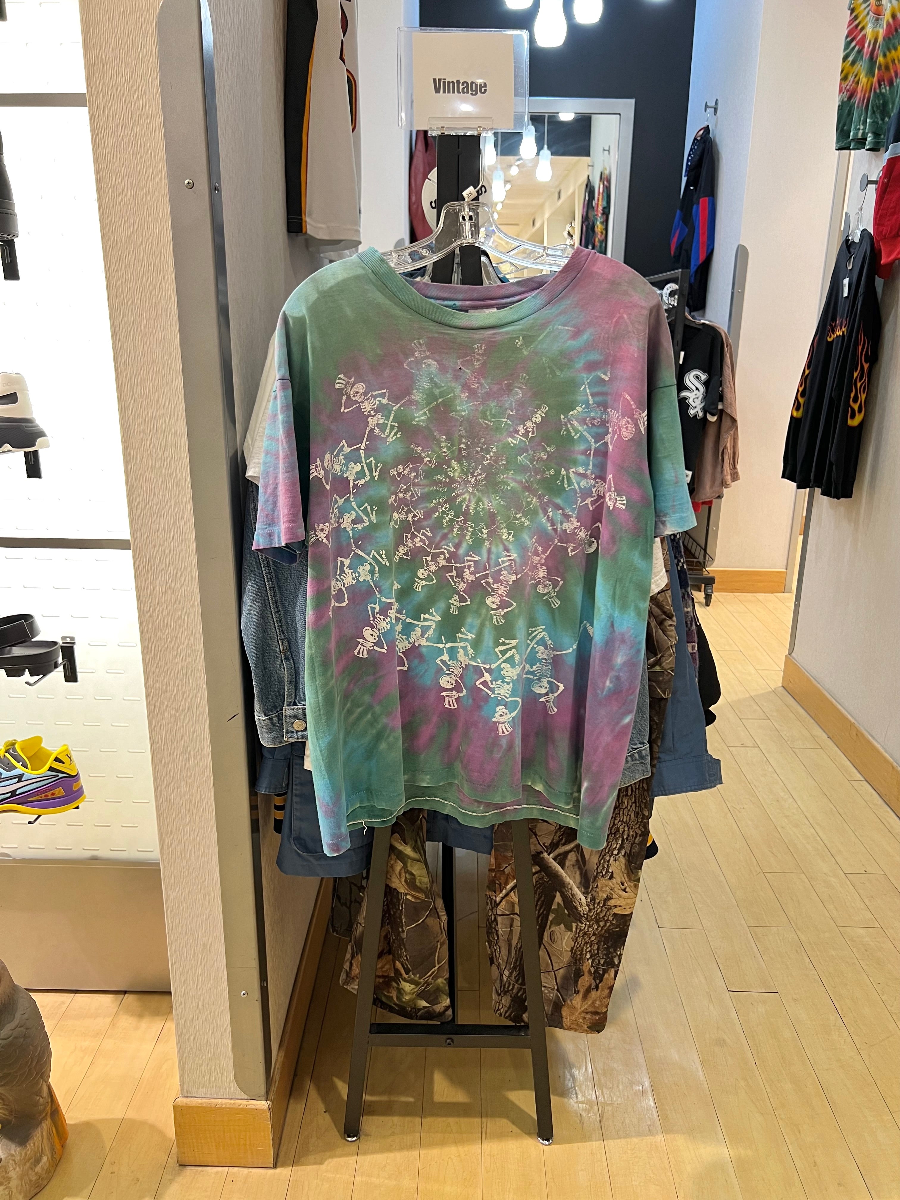 90s Grateful Dead Spiral Skull Tee XL