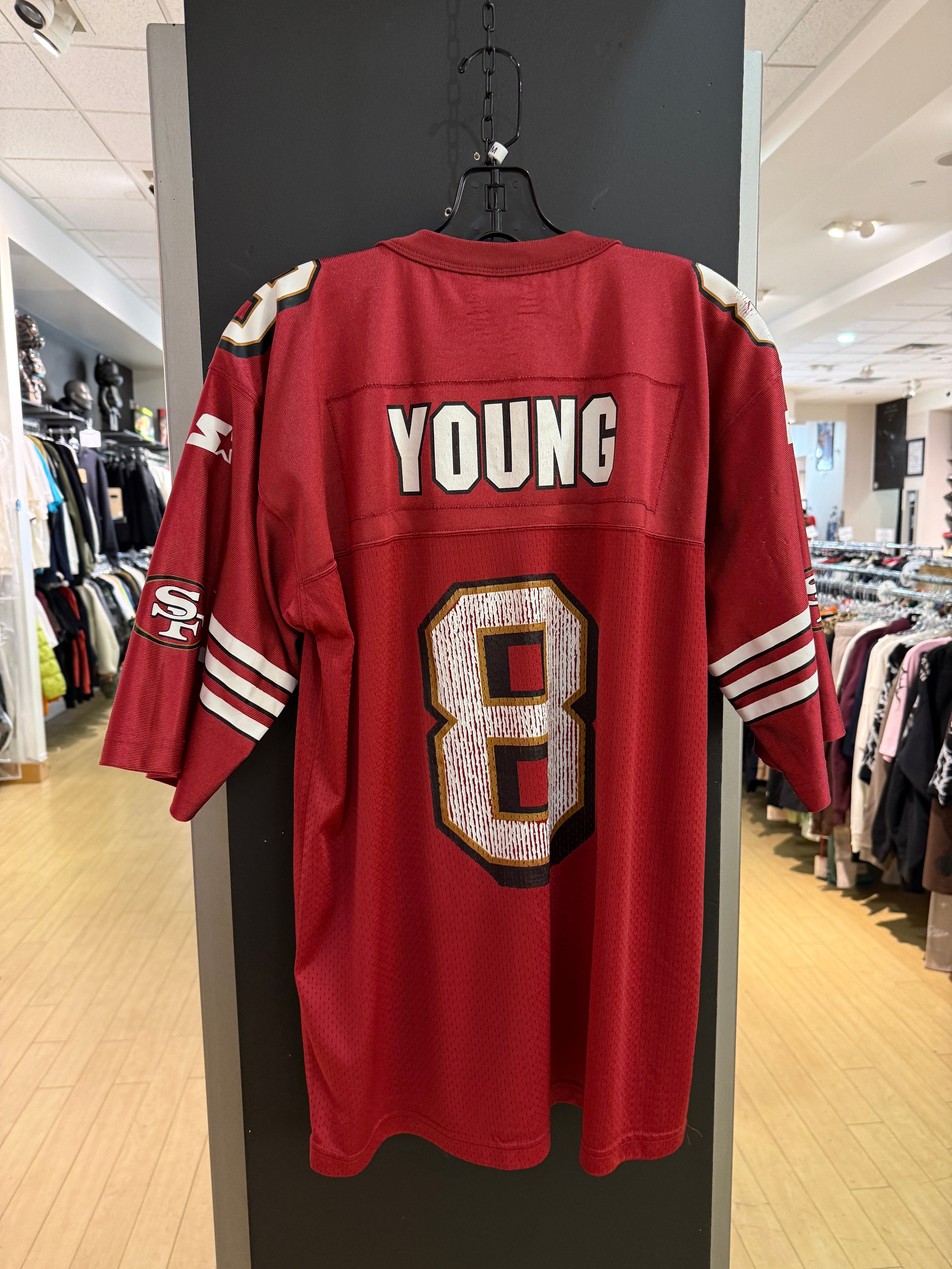 90s Steve Young Starter Red 49ers Jersey Size M
