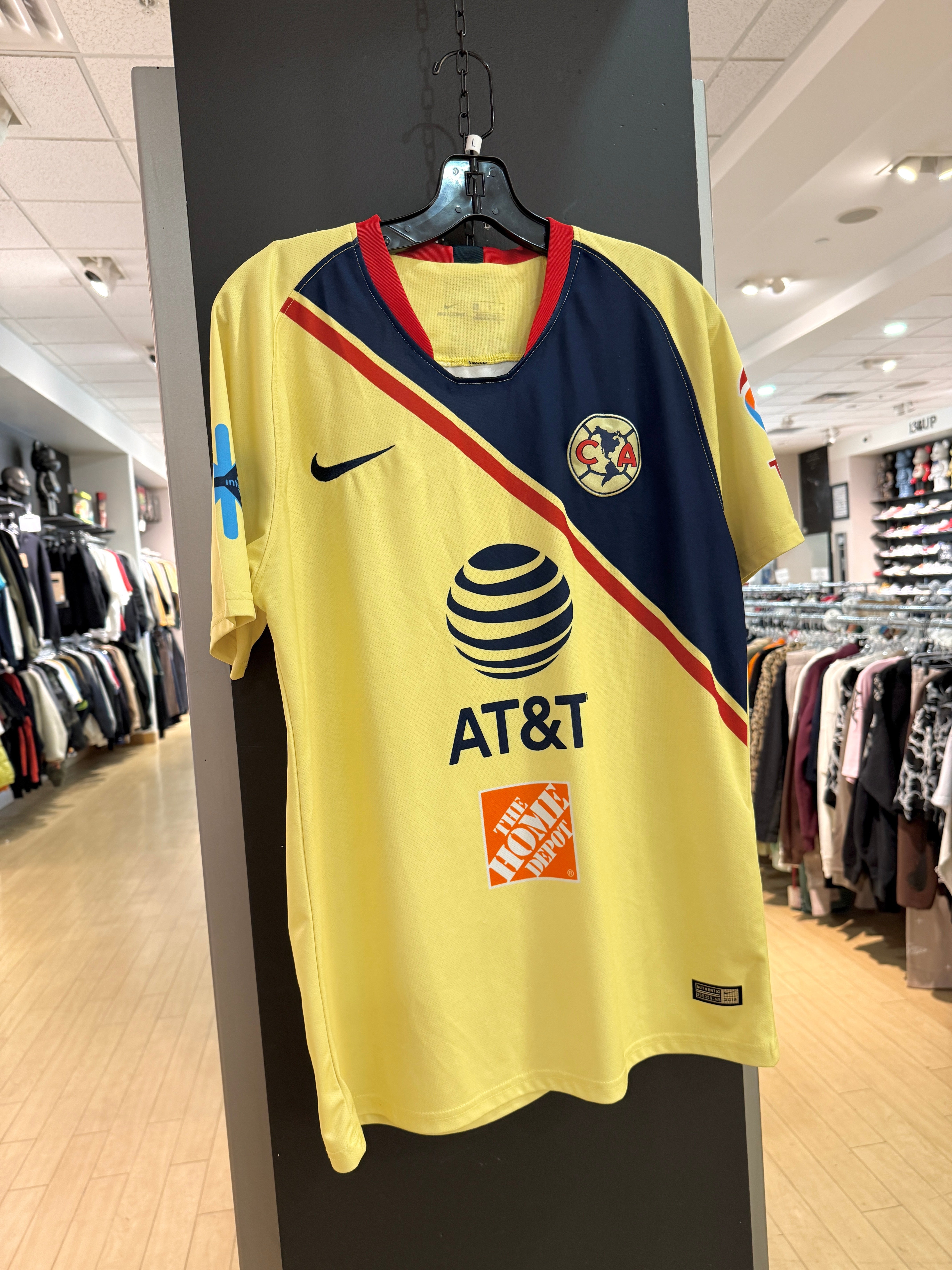 2018/19 Nike Club America Home Soccer Jersey Bootleg Size L
