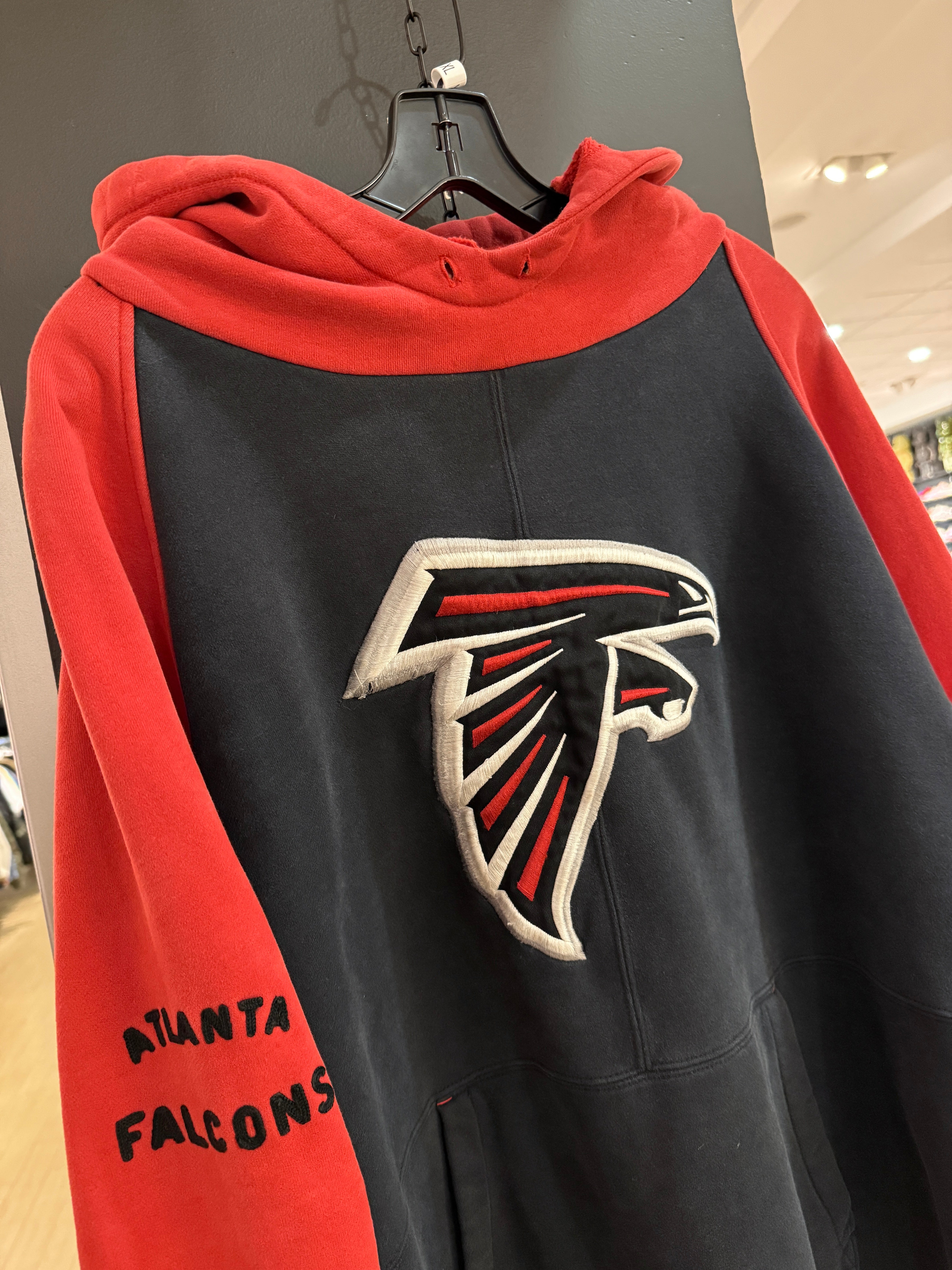 Y2K Atlanta Falcons Reebok Hoodie Size XL