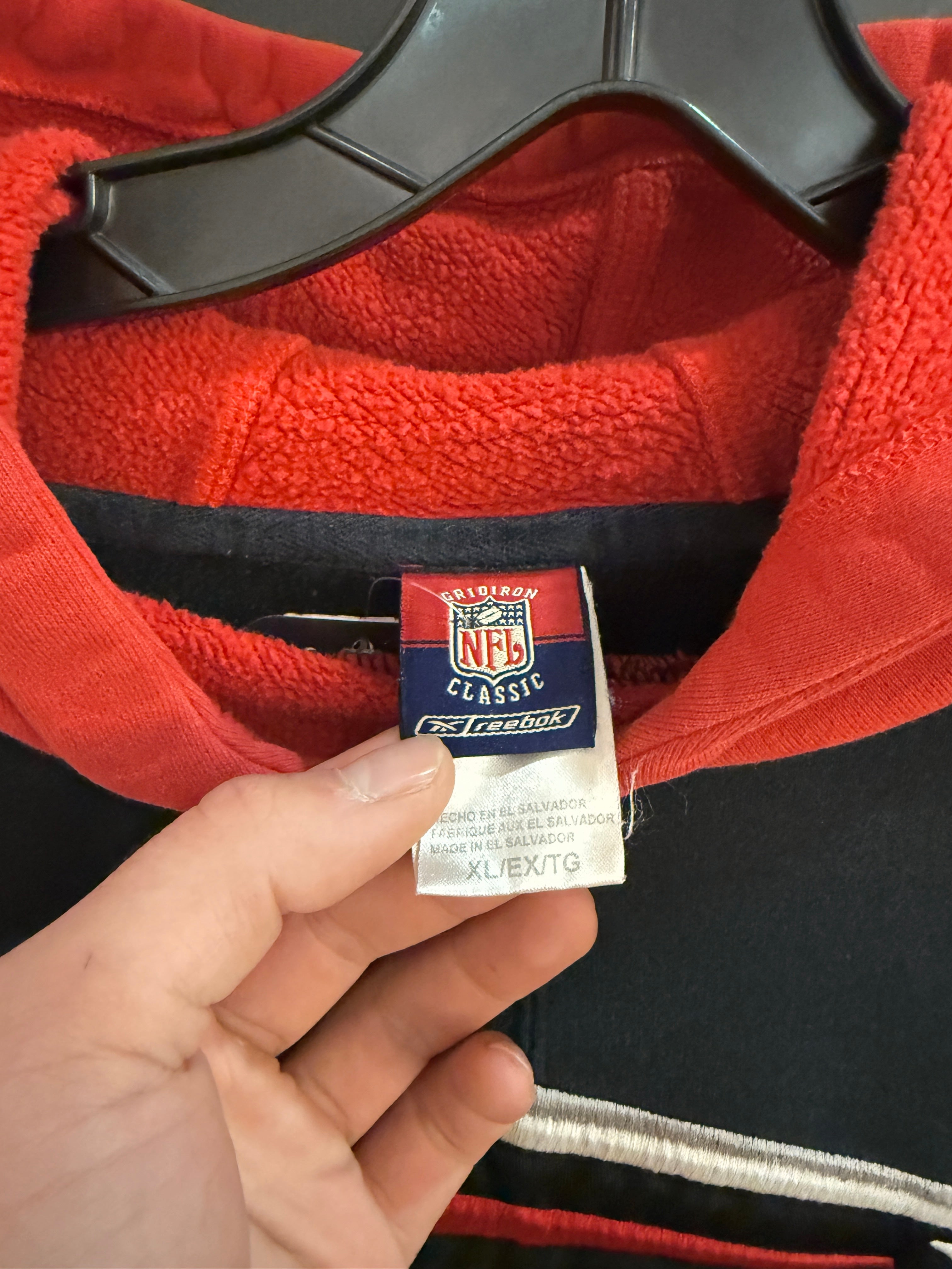 Y2K Atlanta Falcons Reebok Hoodie Size XL