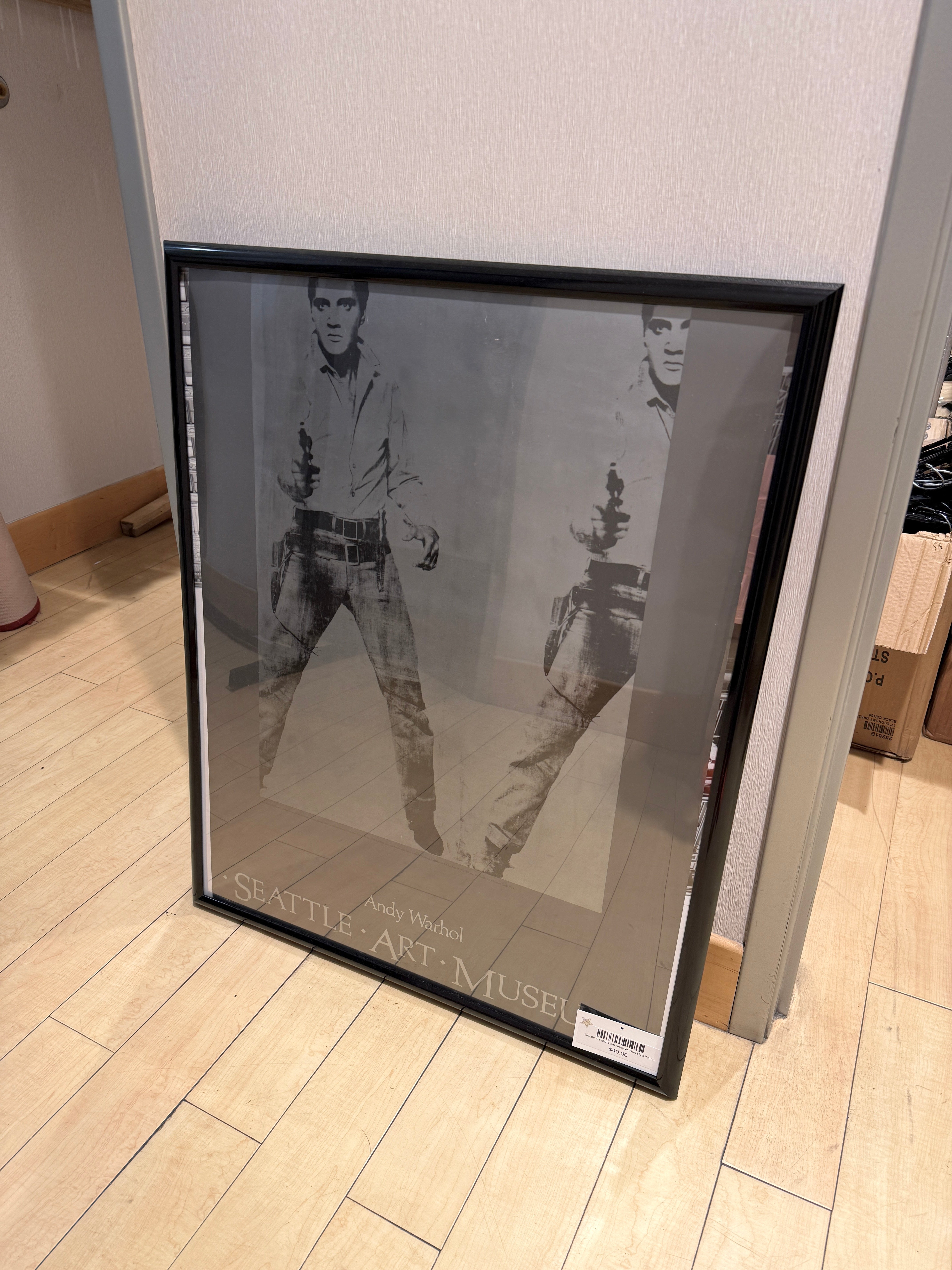 Seattle Art Museum Andy Warhol Elvis Poster