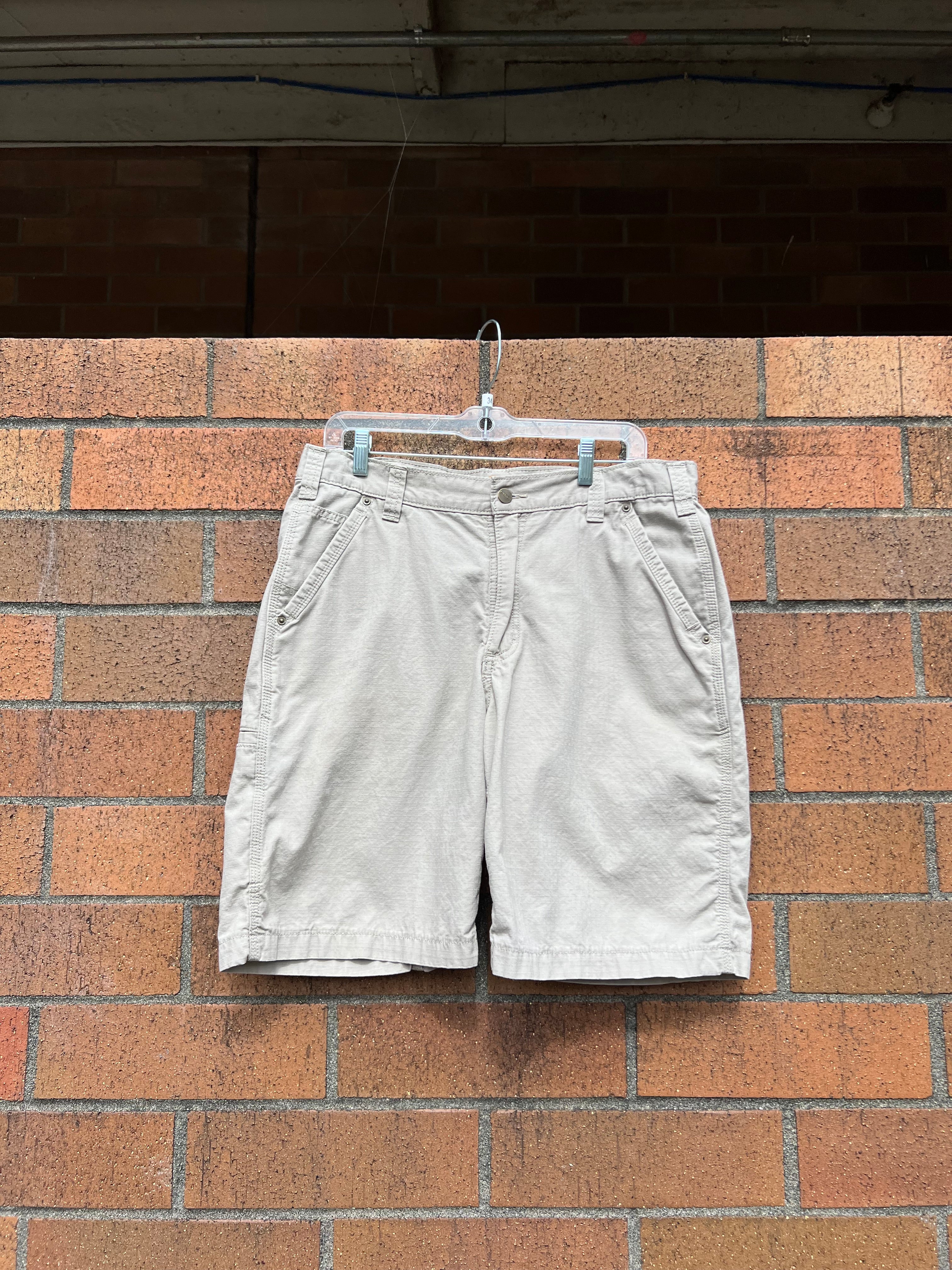 Carhartt Beige Relaxed Fit Ripstop Shorts 34